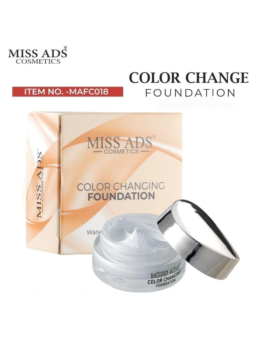 MISS ADS Color Changing Waterproof Satin Finish Foundation - 20 g - MAFC18-picture-23