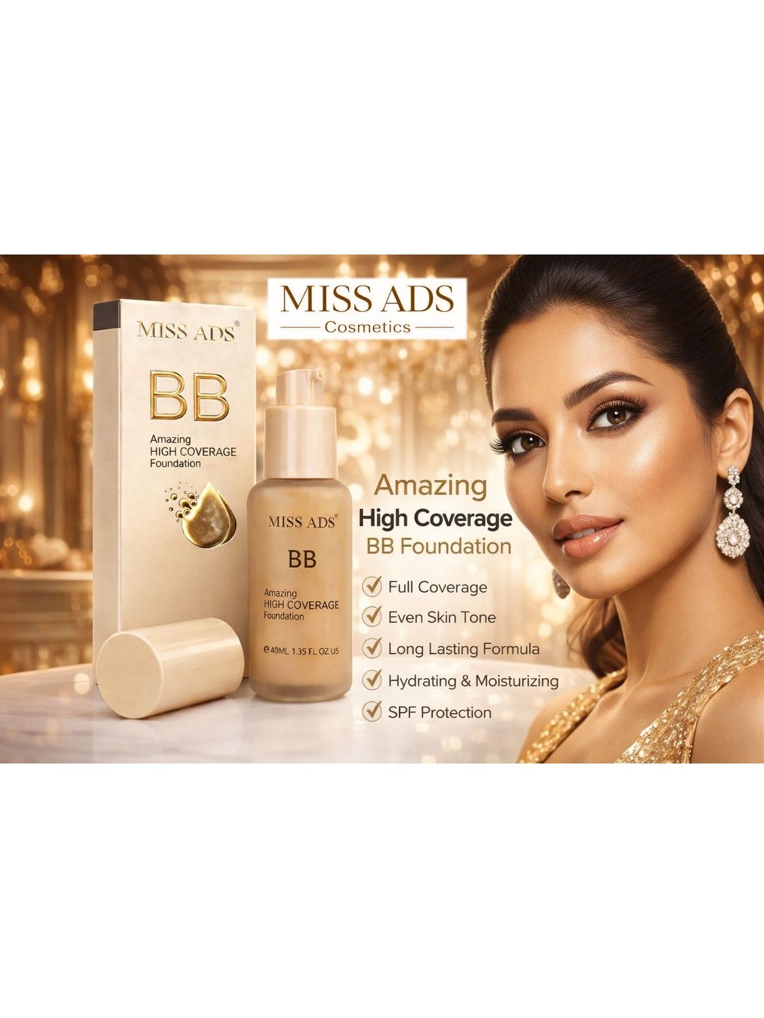 MISS ADS BB High Coverage Foundation - 40 ml - MAFC24-picture-15