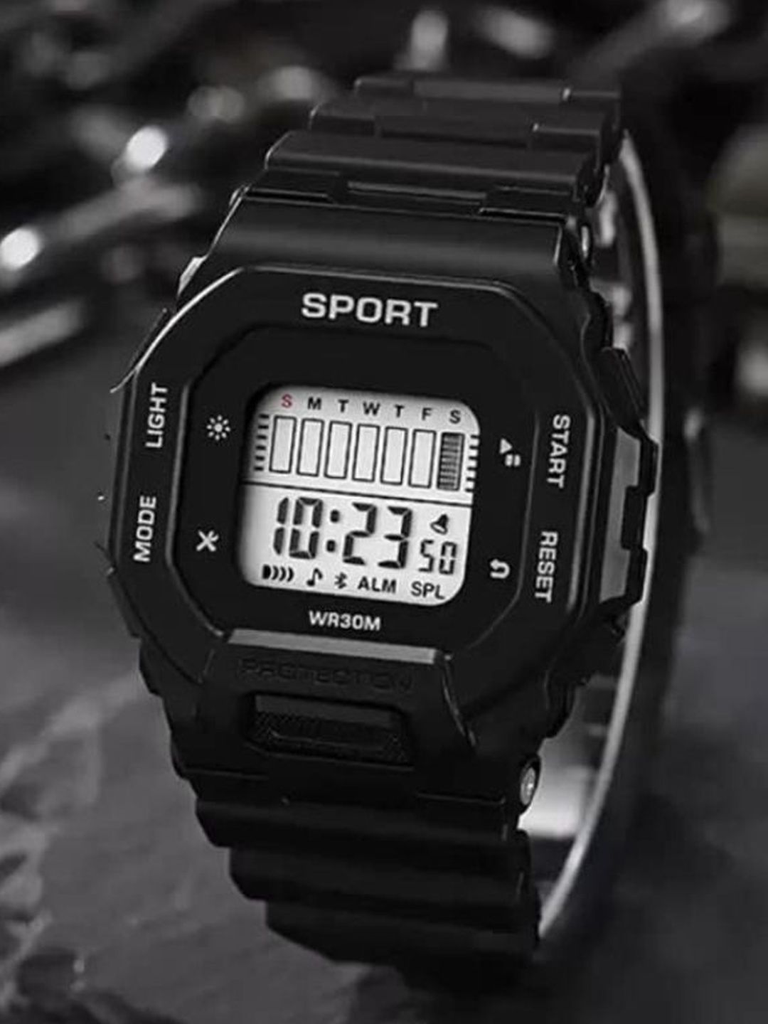 SELLORIA Unisex Kids Dial & Stainless Steel Bracelet Style Straps Watch Dash_Black_13-picture-22