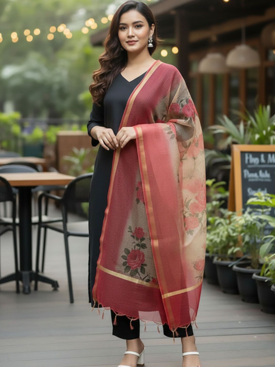 Urban Pallu Printed Dupatta-image-5