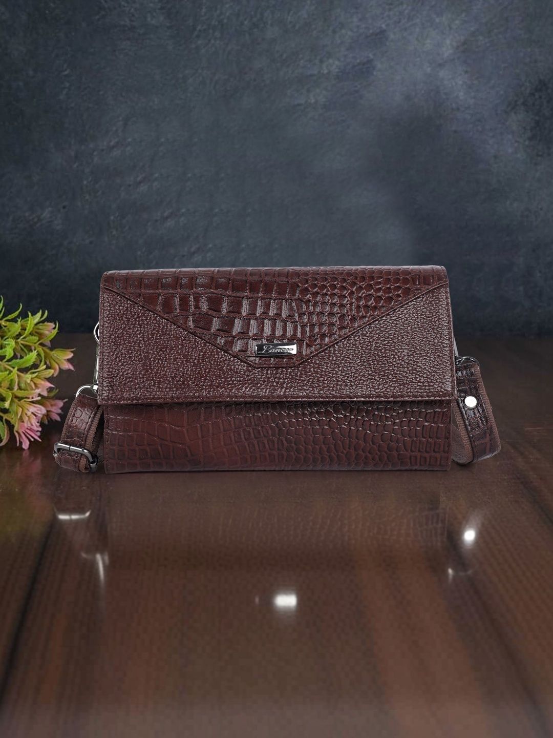 Lancer Shoulder Strap Leather Purse Clutch-picture-10