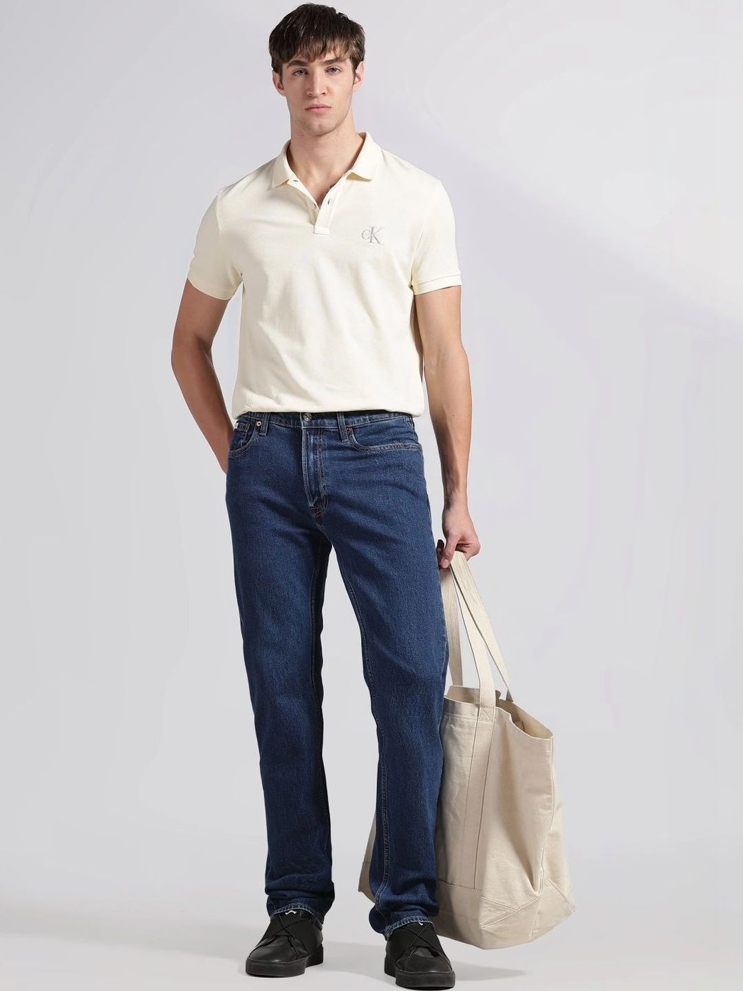 Calvin Klein Jeans Men Slim Fit Mid-Rise Light Fade Jeans-picture-56