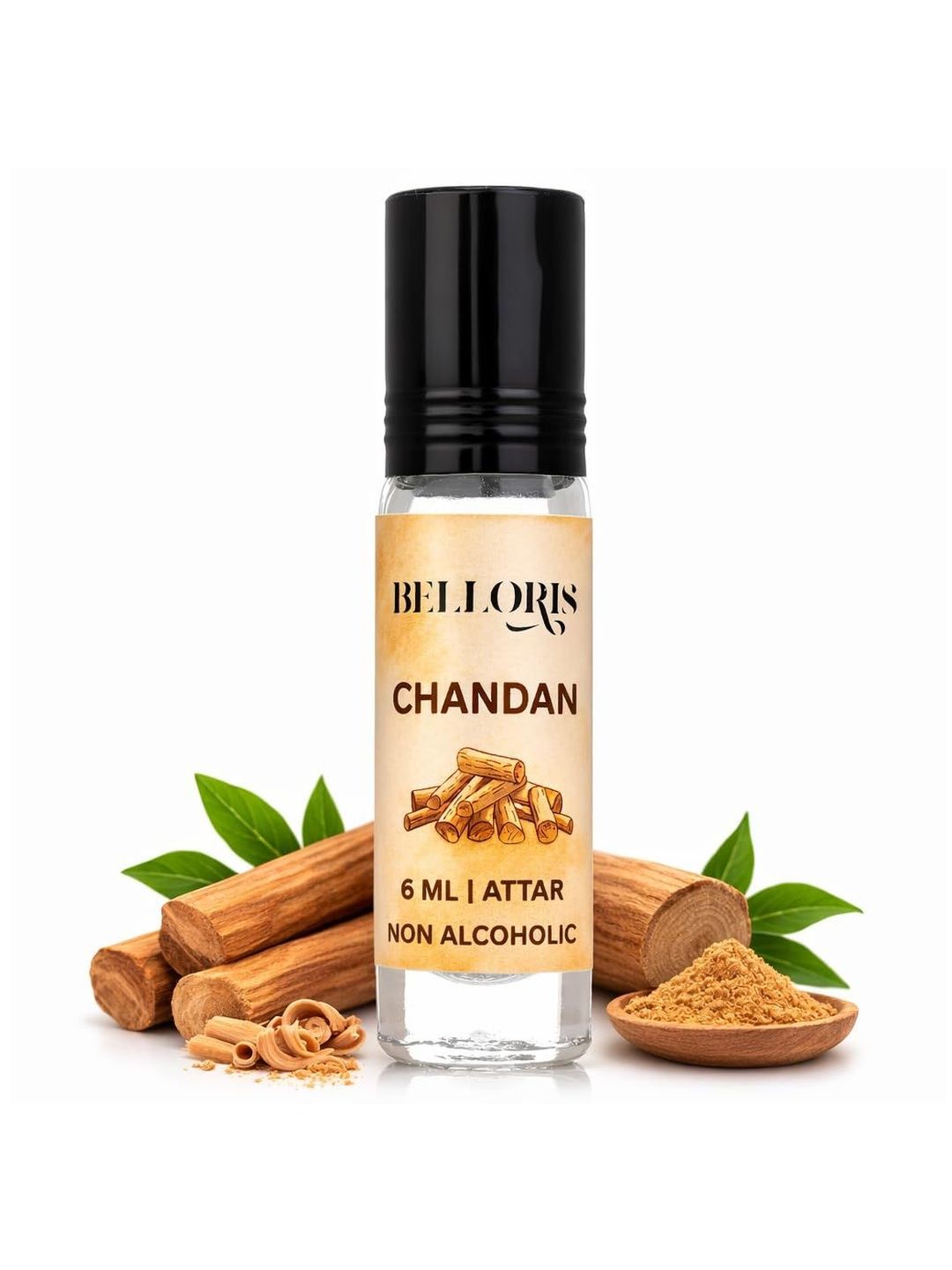 BELLORIS Non- Alcoholic Chandan Attar - 6 ml-image-45