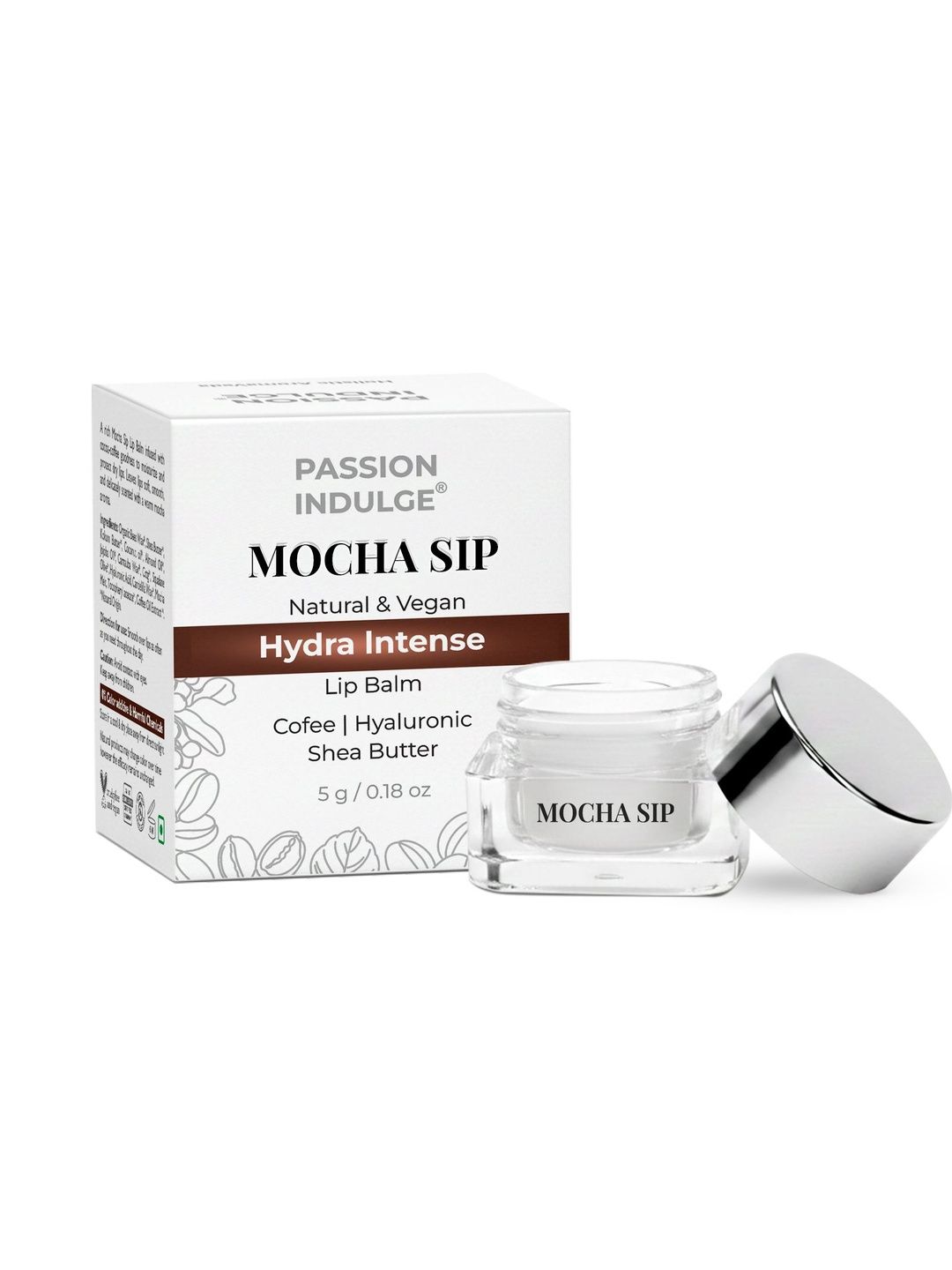 Passion Indulge Mocha Sip Hydrating Lip Balm For Shea Butter - Brown - 5 g-image-39
