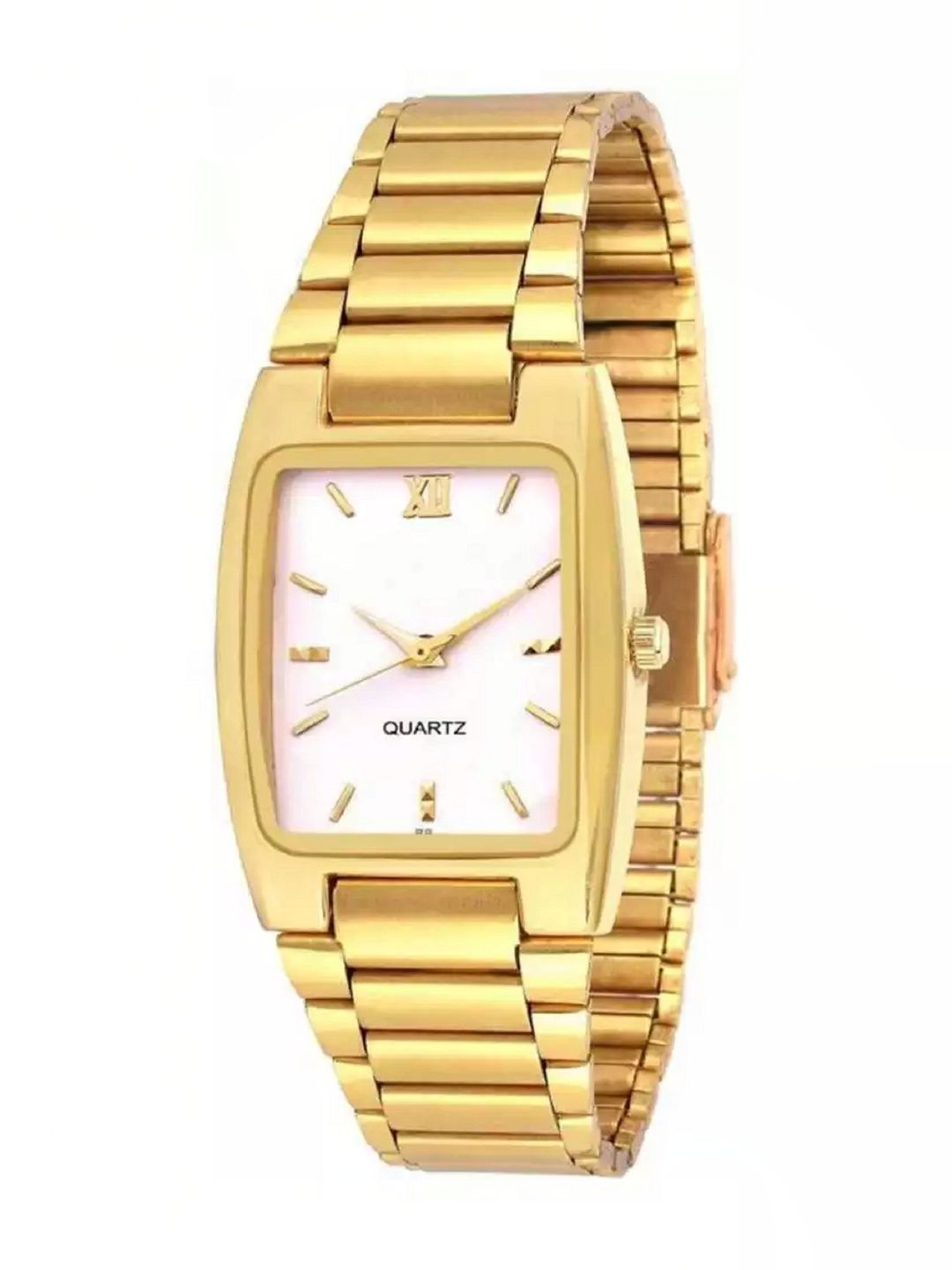 SELLORIA Men Dial & Bracelet Style Straps Watch RK-02 MEN GP SQUARE WHITE DAIL-image-7