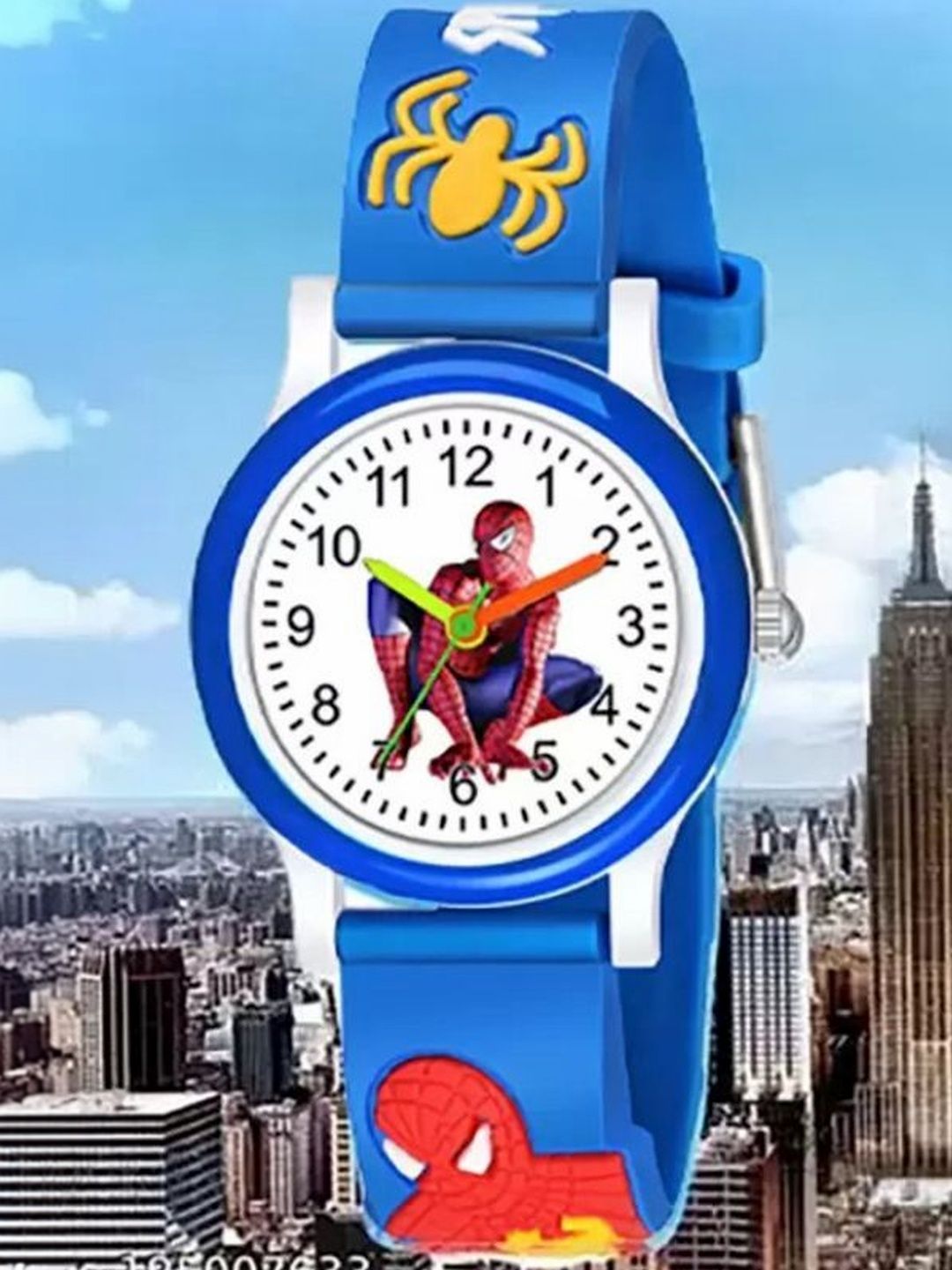 SELLORIA Unisex Kids Dial & Stainless Steel Bracelet Style Straps Watch Blue_Spiderman_Watch_11-image-45