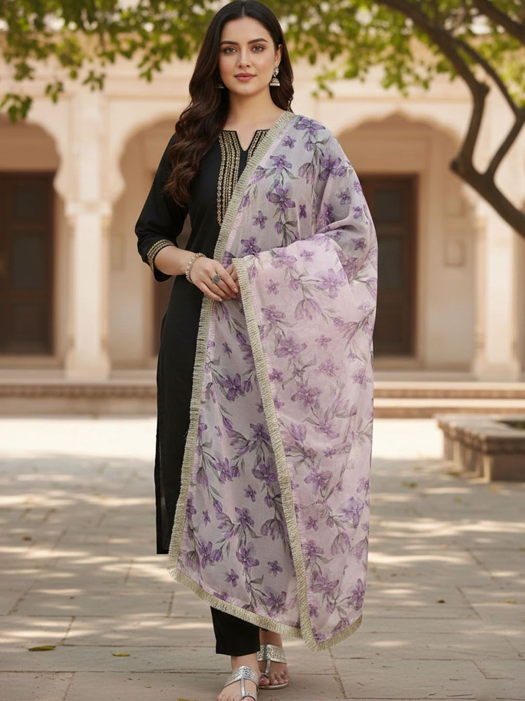 Urban Pallu Ethnic Motifs Printed Dupatta-picture-57