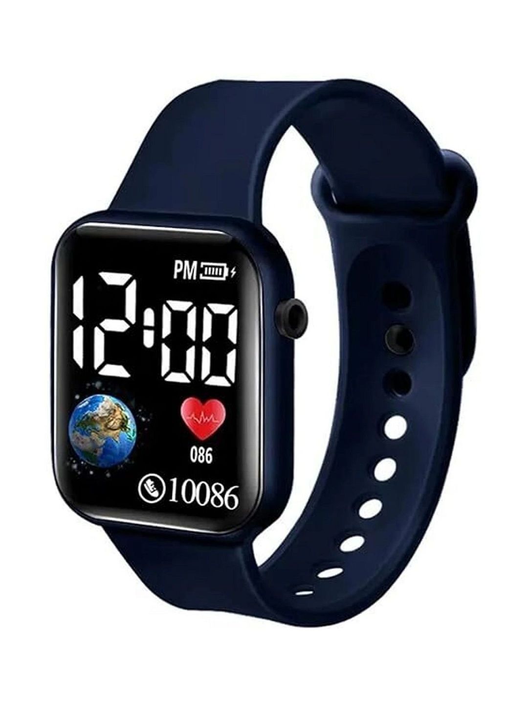 mivaan Unisex Kids Dial & Straps Watch sh-Earth Blue led &-picture-10