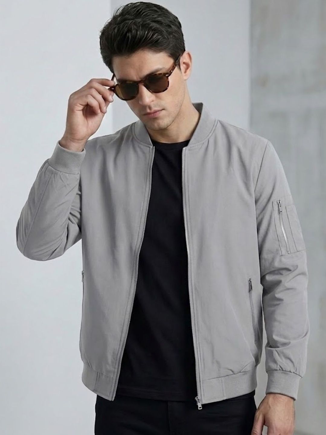 CARABA Men Lightweight Bomber Jacket-picture-37