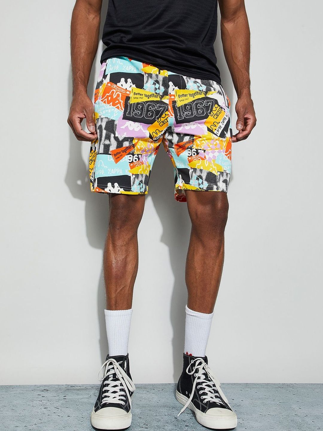 Kappa Men Printed Sports Shorts-picture-34