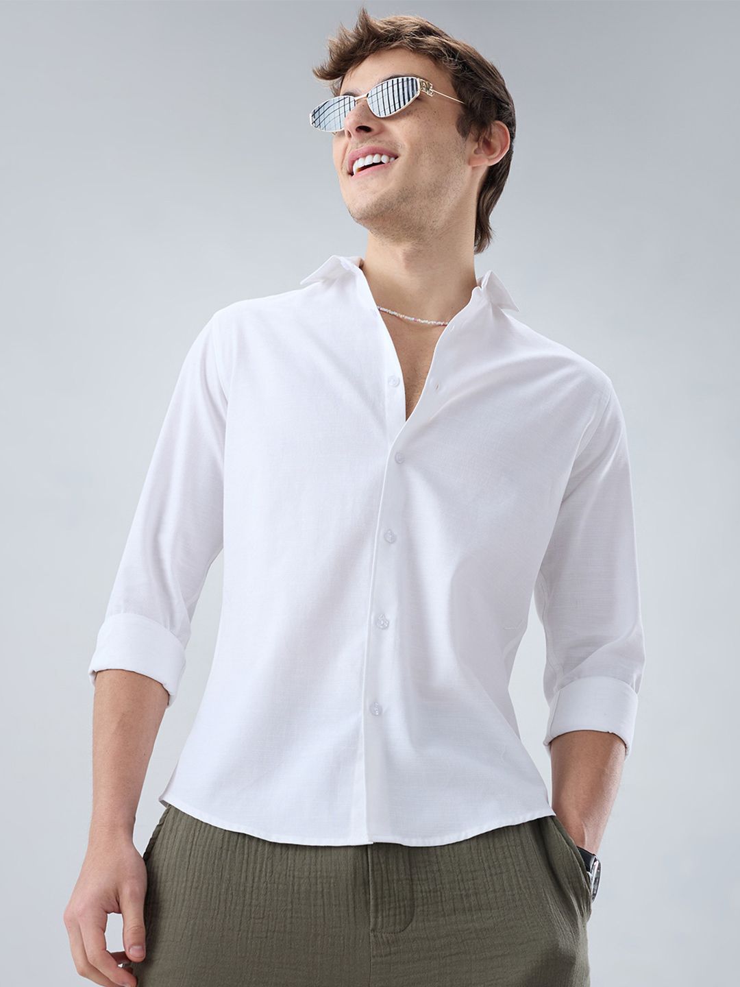 VASTRADO Men Classic Slim Fit Casual Shirt-picture-14