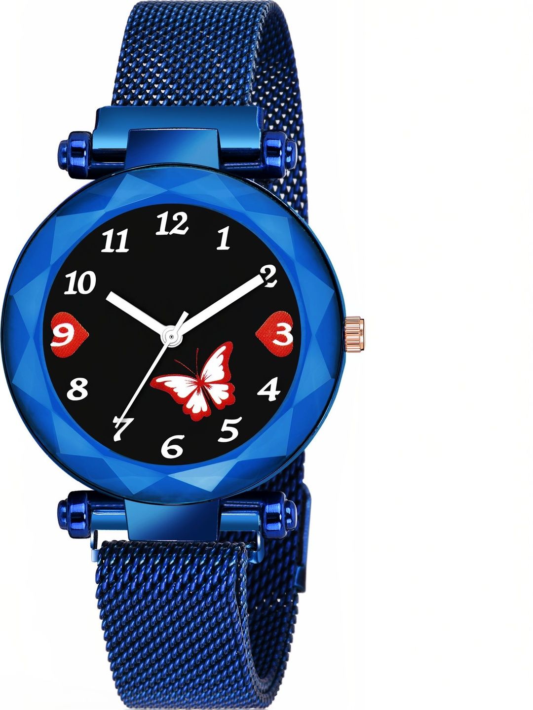 mivaan Women Dial & Stainless Steel Straps Watch M-219-Butterfly-Mag-Blue&-image-39