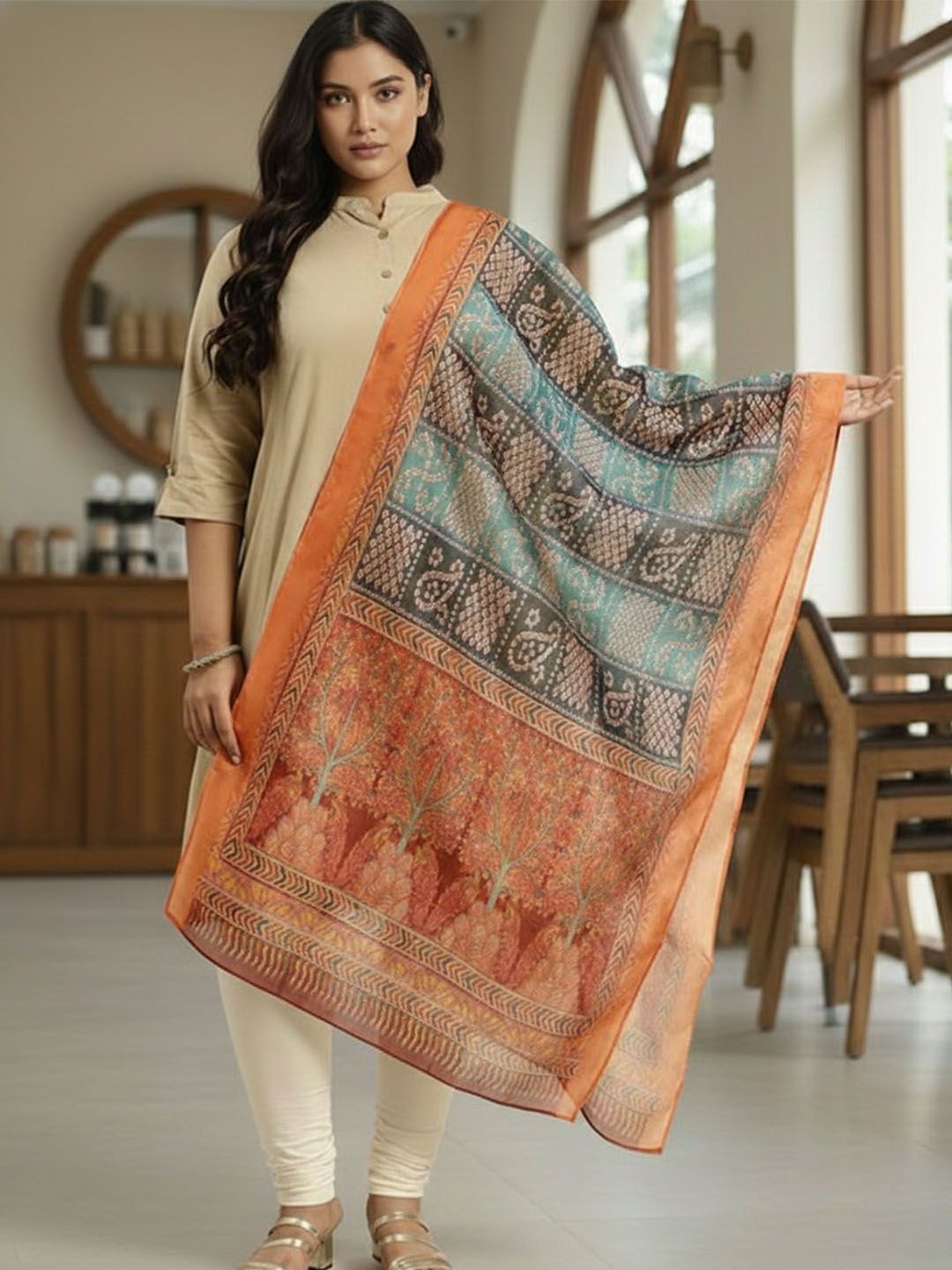 Urban Pallu Ethnic Motifs Printed Dupatta-picture-45