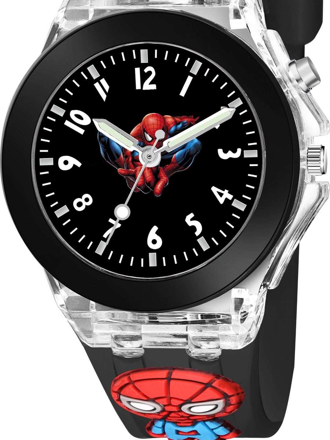 mivaan Unisex Kids Dial & Straps Watch Kids-Spider-Man-Red&-image-11