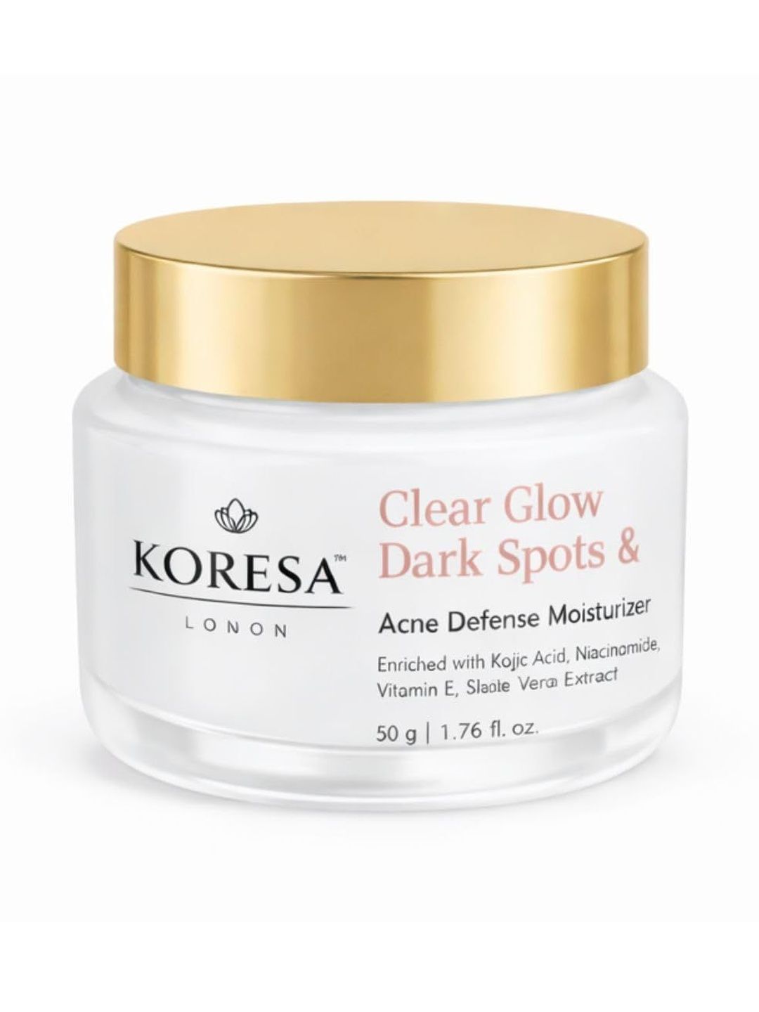KORESA LONDON Clear Glow Dark Spots & Acne Defense Face Moisturizer With Kojic Acid - 50g-image-33