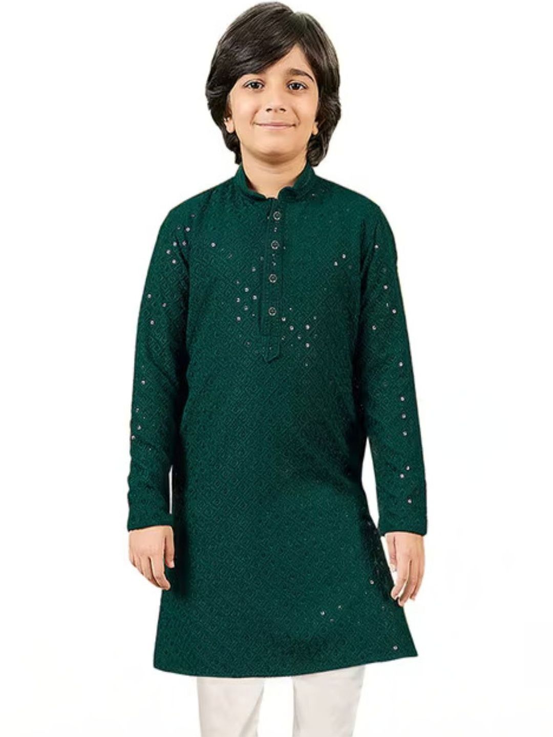GEECOT Unisex Kids Kurta-image-0