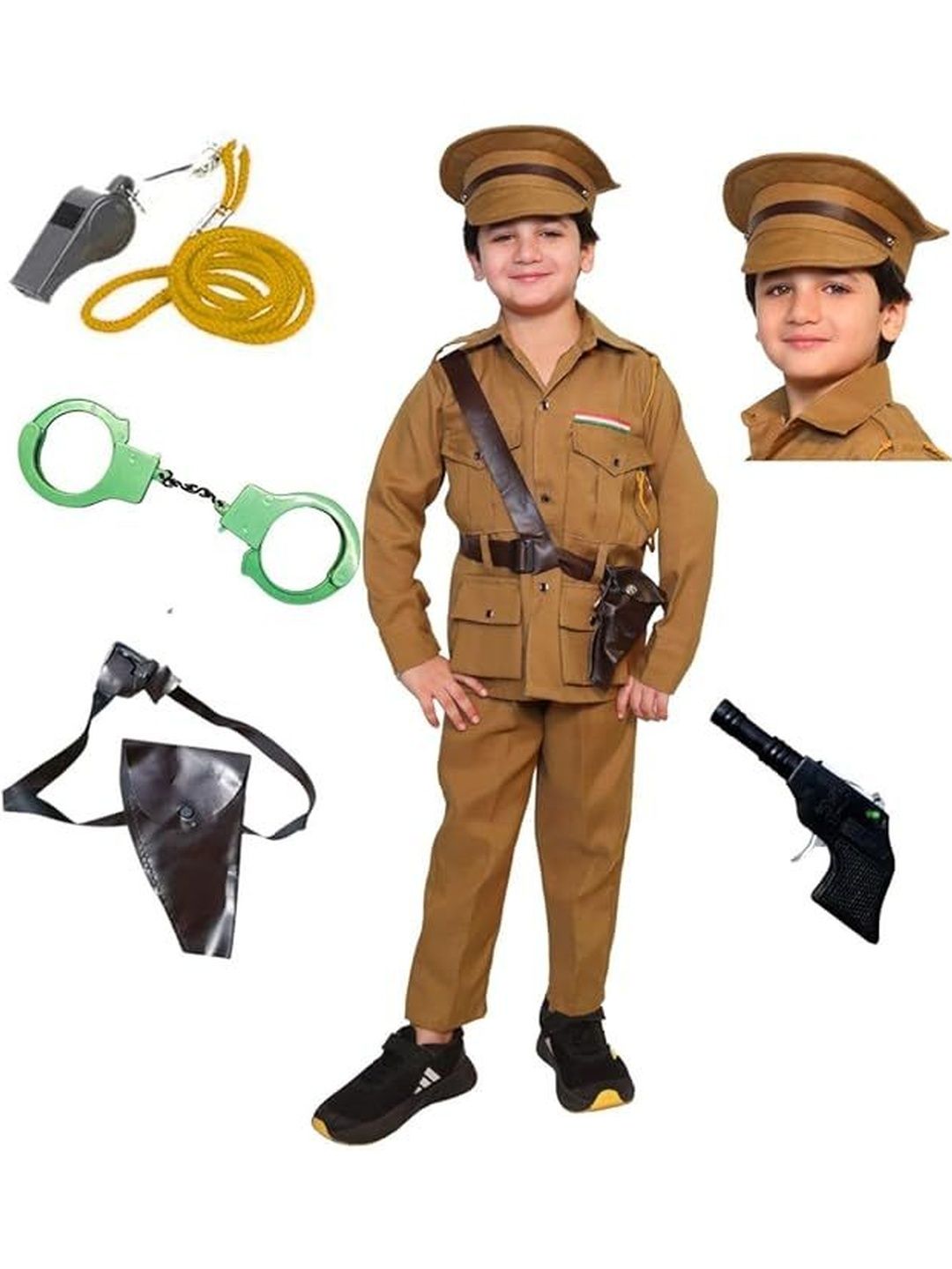 Kaku Fancy dresses Unisex Brave Police Uniform Costume Set-picture-43