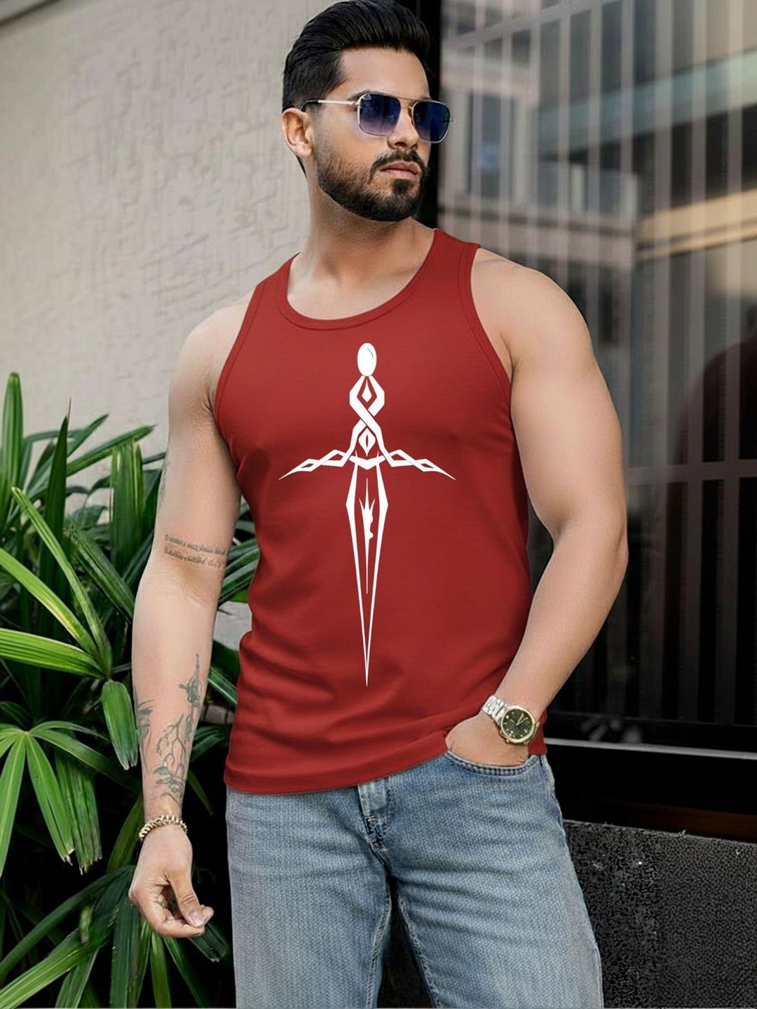 Vance Printed Gym Vest-picture-54