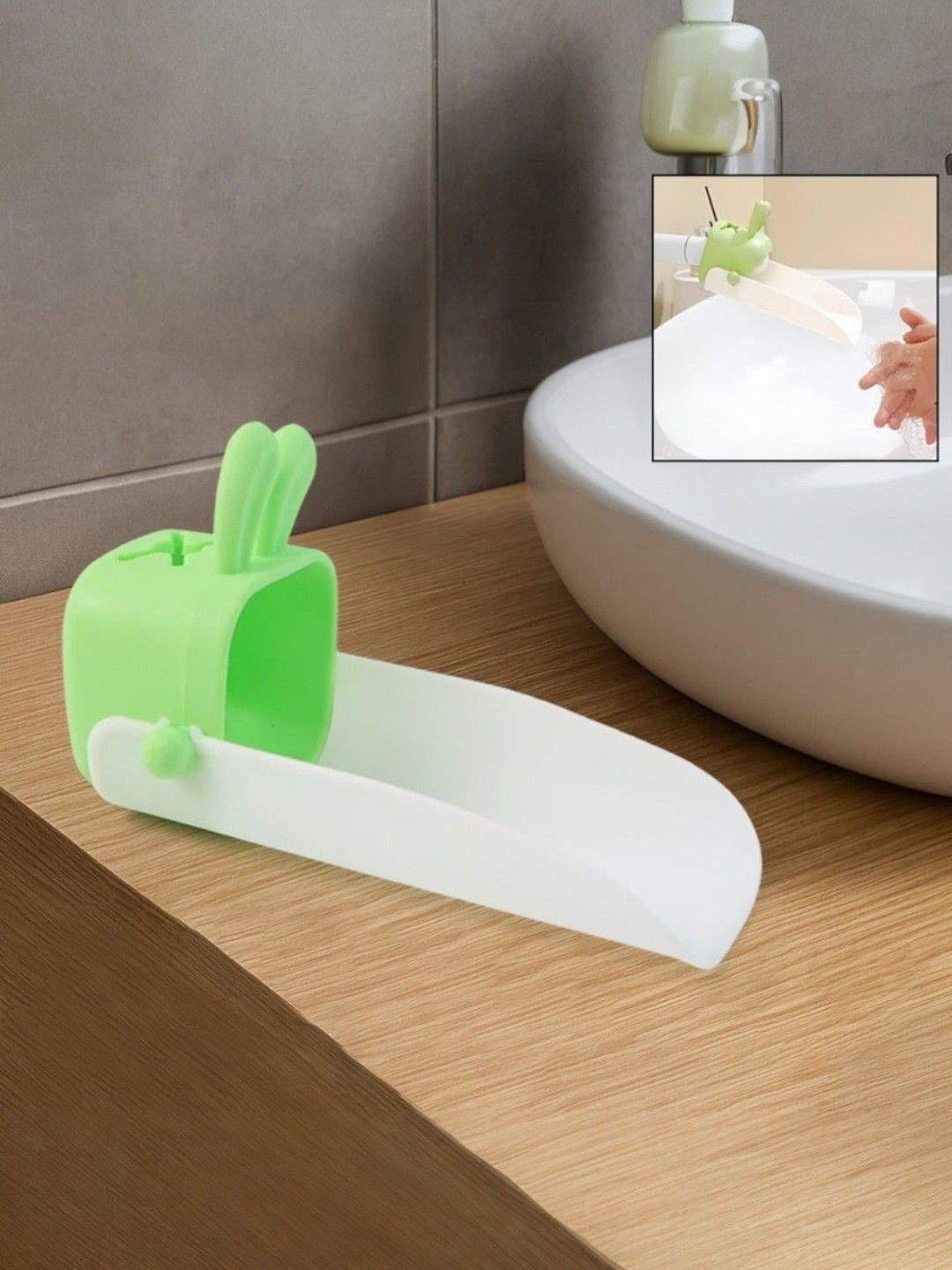 DeoDap Multicoloured PVC Bath Accessories Set-picture-21