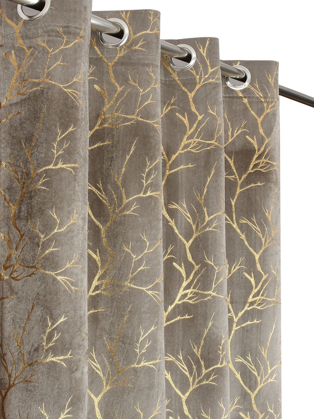 Loof Klapper Grey Set of 2 Window Curtain-picture-54