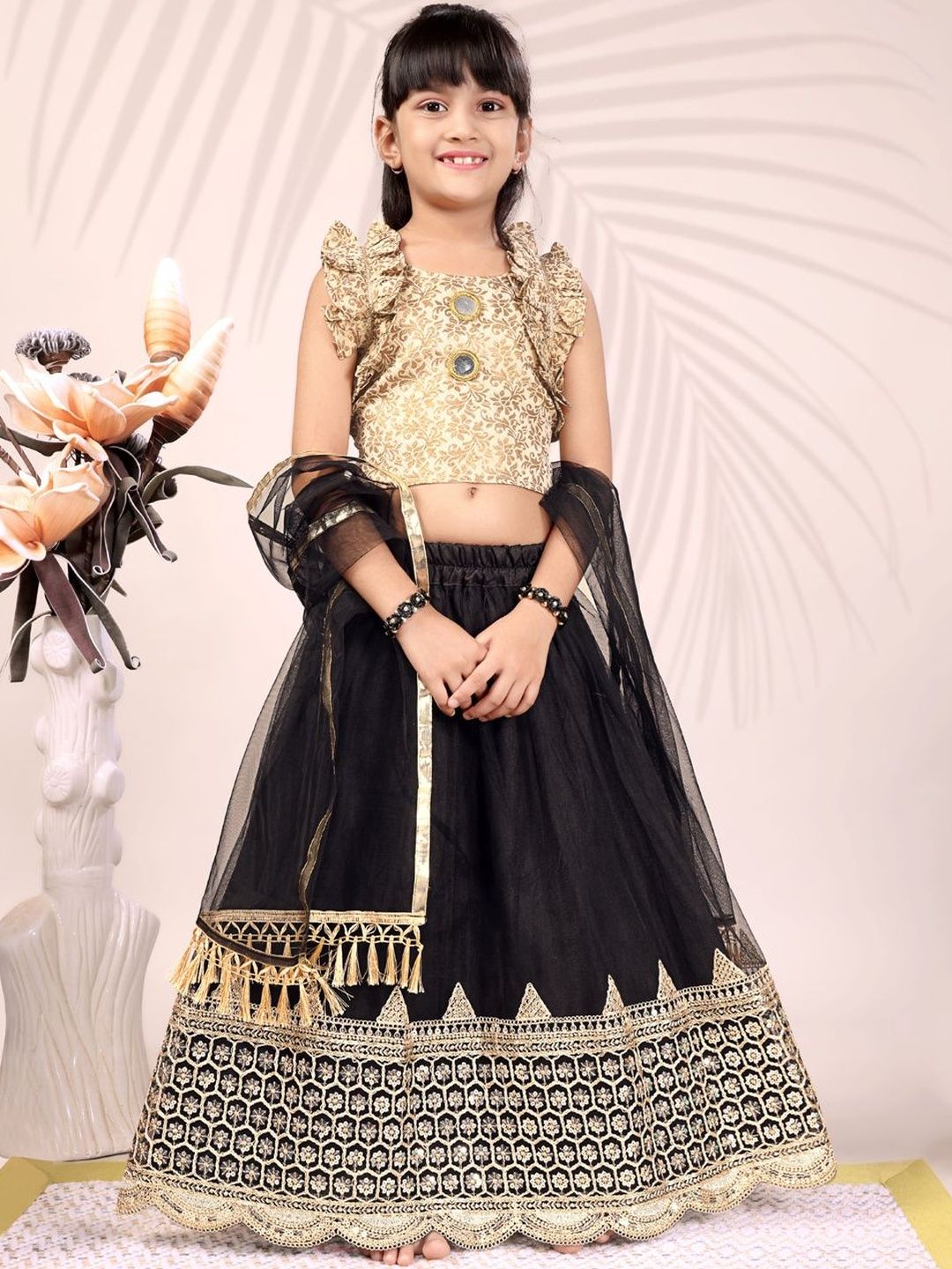 BAESD Girls Ready to Wear Lehenga & Blouse With Dupatta-image-32