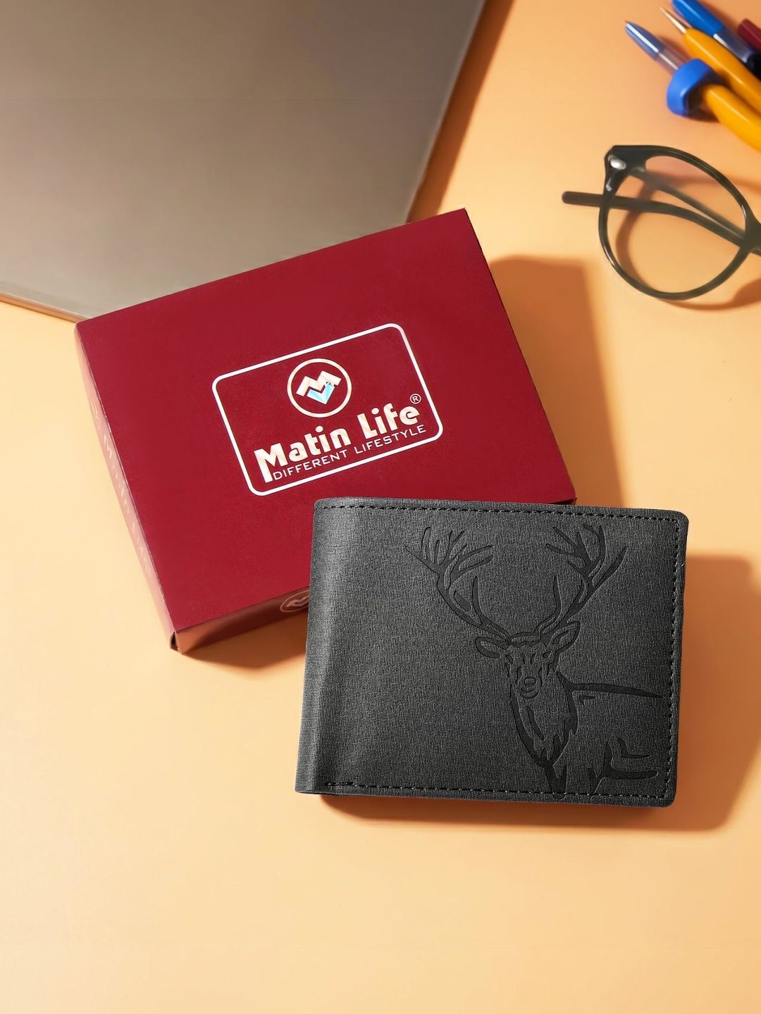 MATIN LIFE Men PU Two Fold Wallet-picture-31