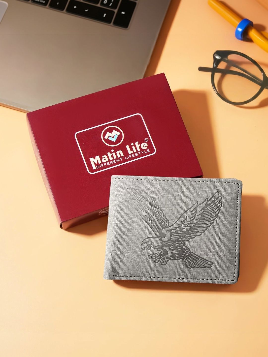 MATIN LIFE Men PU Two Fold Wallet-picture-27
