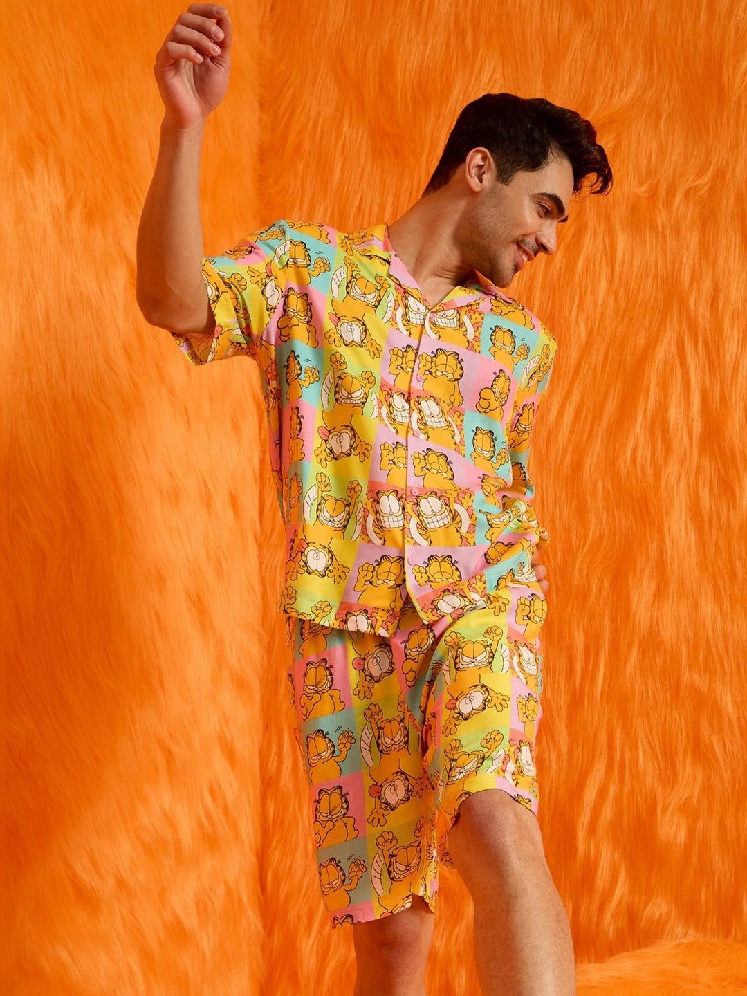 Sweet Dreams Men Printed Night suit-picture-39