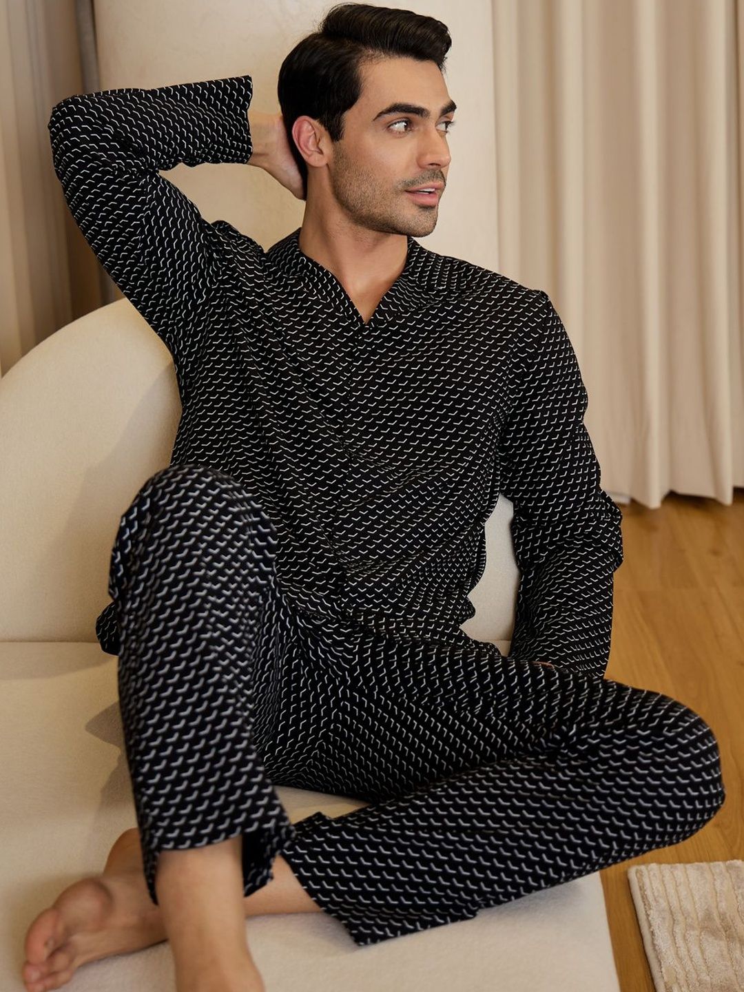 Sweet Dreams Men Printed Night suit-picture-40