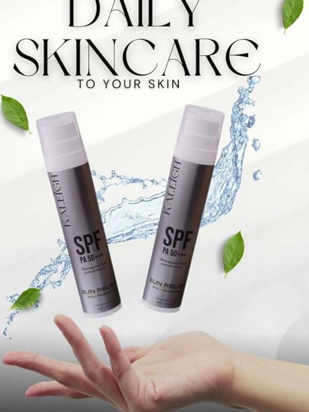 KALEIGH Sun Relief Rice + Probiotics Sunscreen SPF 50 PA+++- 50 ml-picture-18