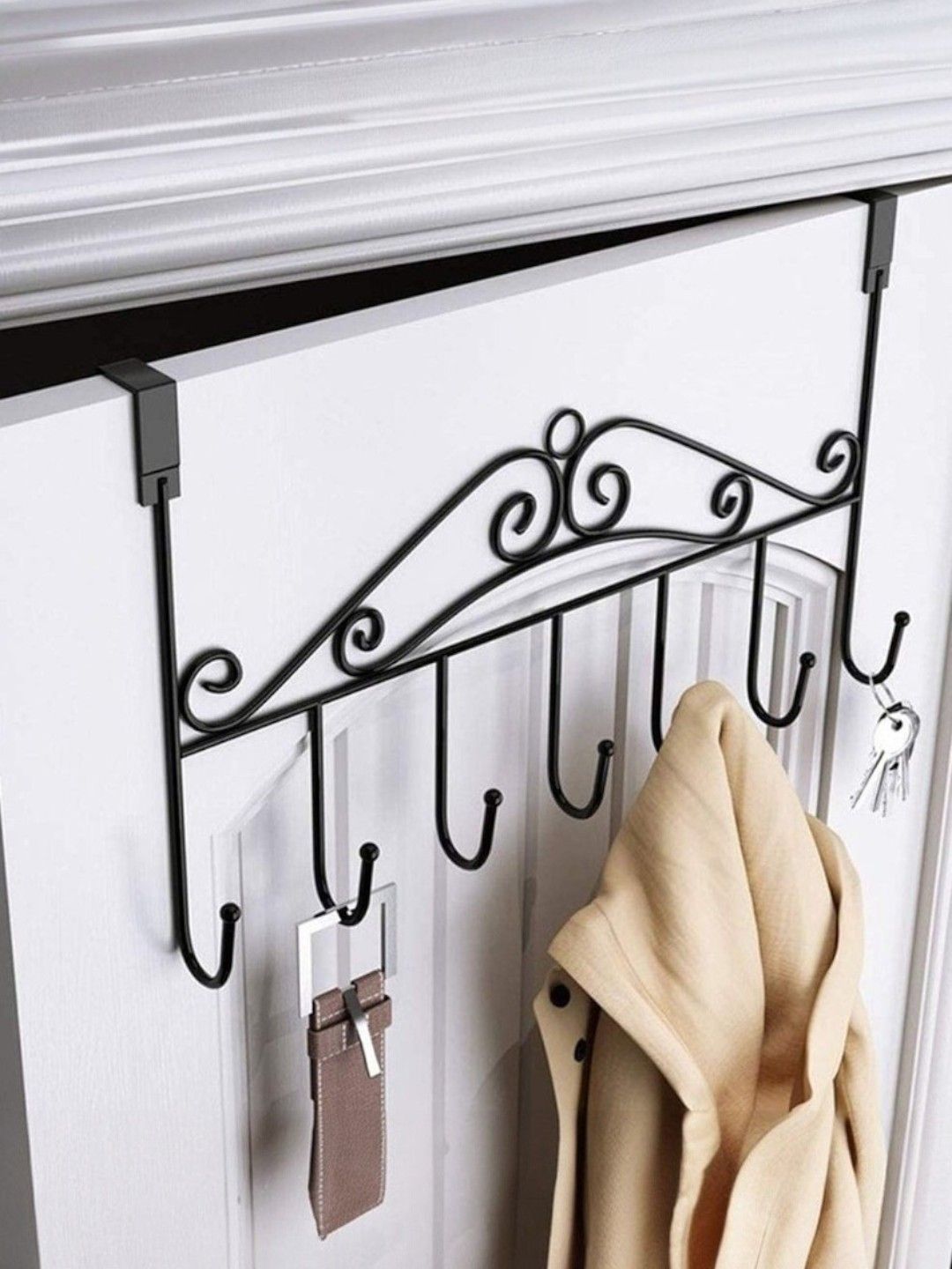 DeoDap Black Metal Hanger Hooks and Holders-image-24
