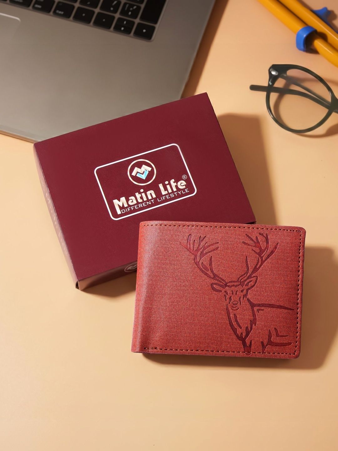 MATIN LIFE Men PU Two Fold Wallet-picture-38
