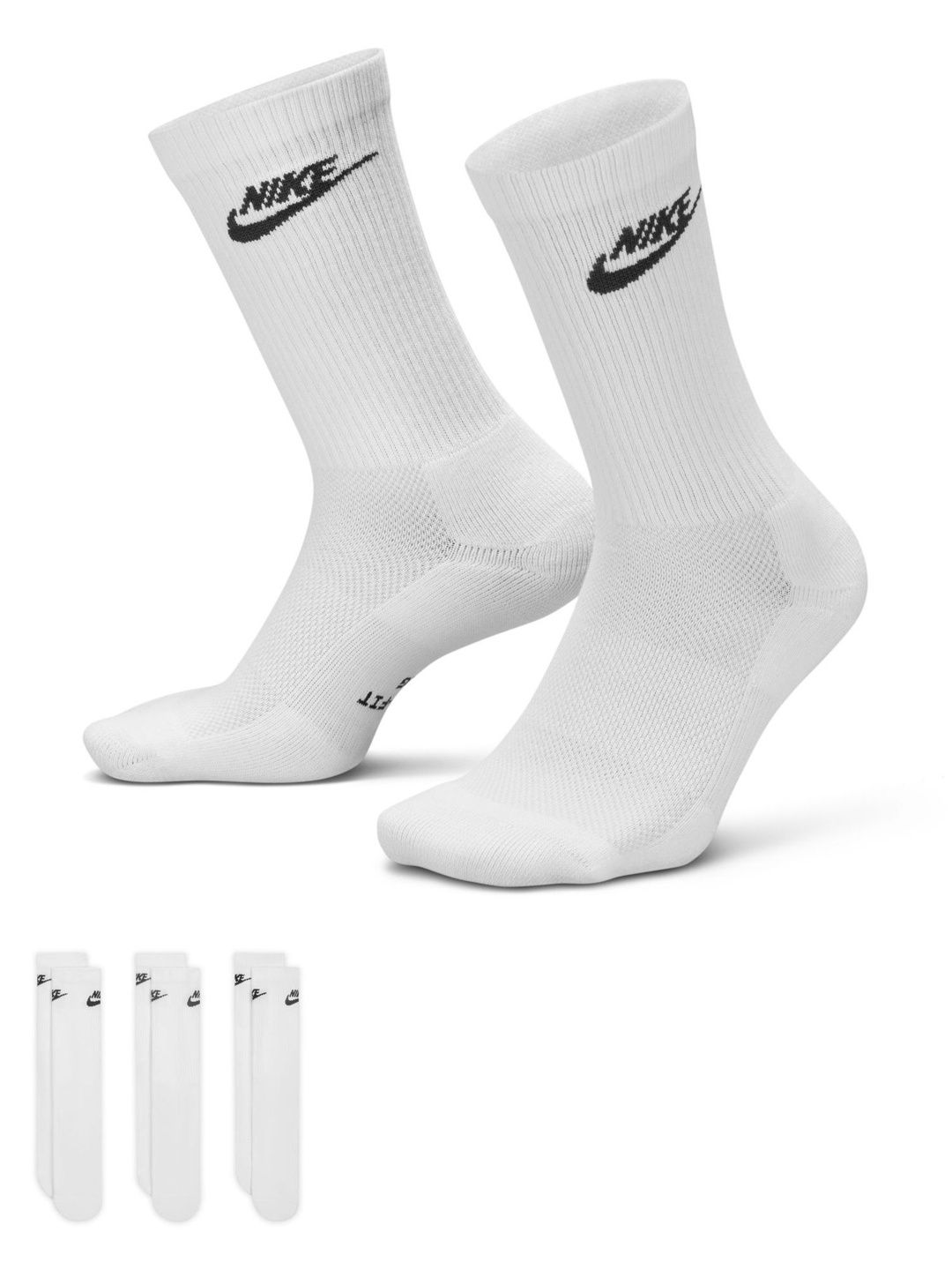 Nike Unisex Pack of 3 Cotton Socks-picture-10
