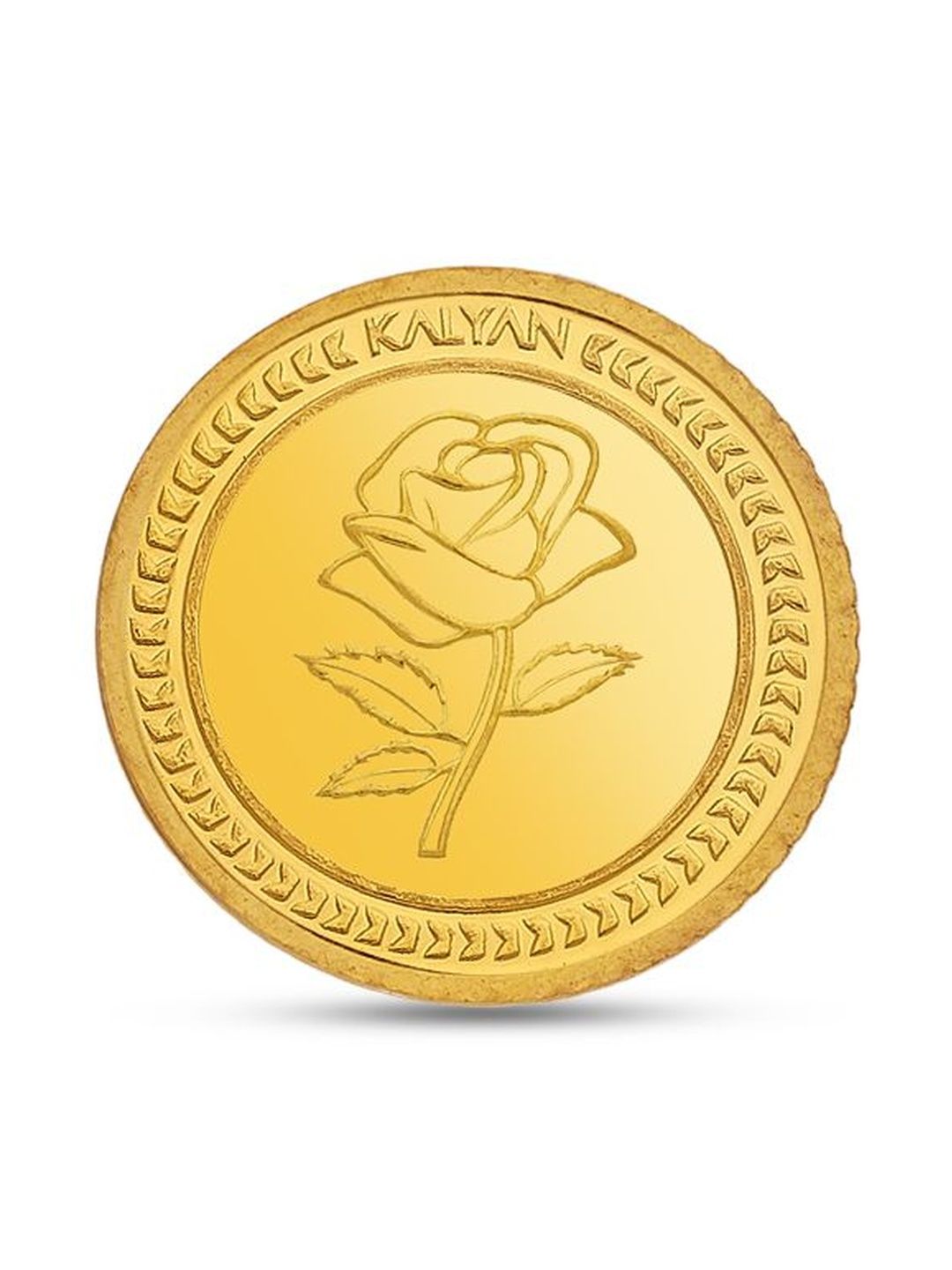 Kalyan Jewellers 24 Kt 999 Round Gold Coin - 2 g-image-45