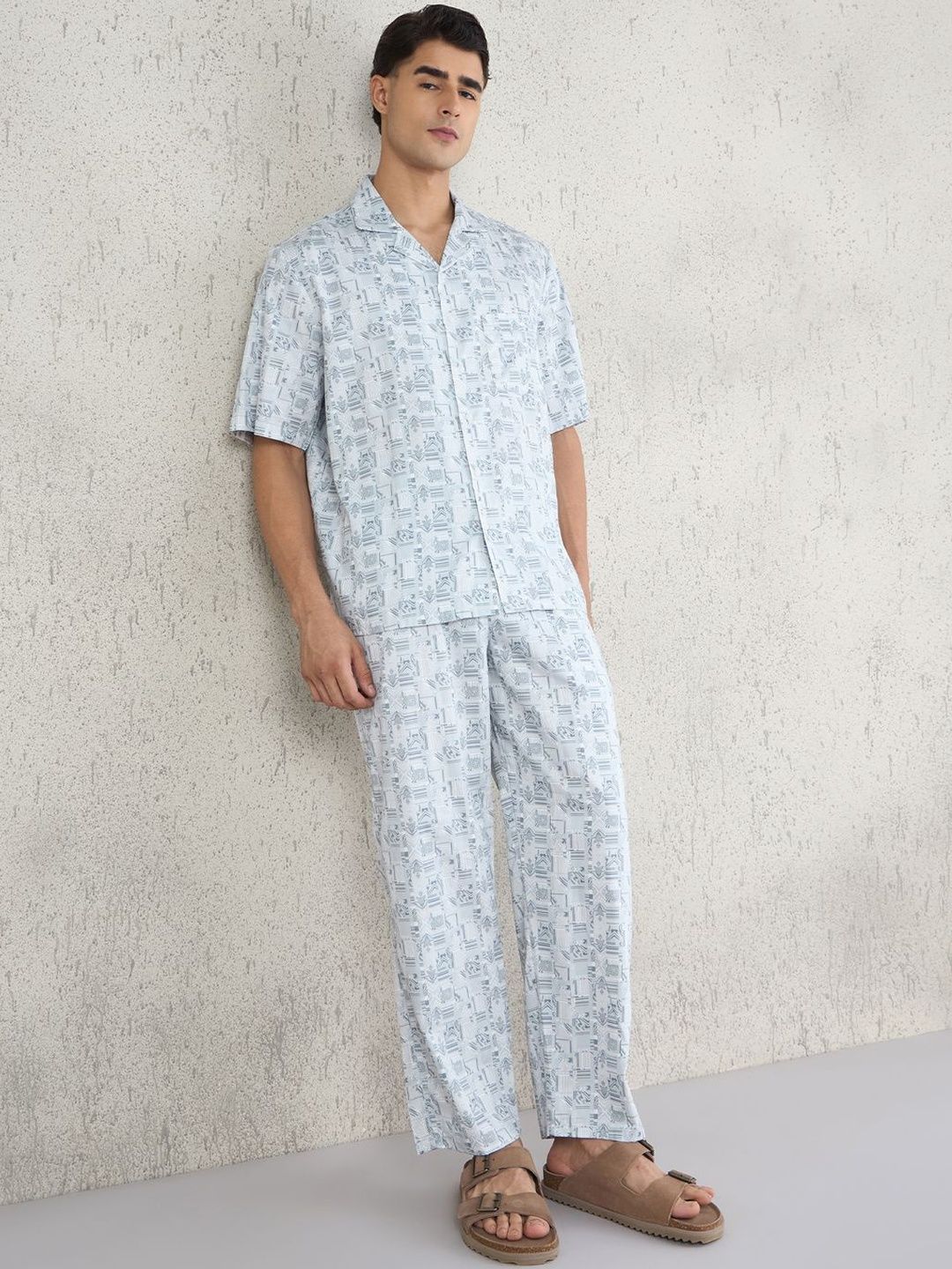 Sweet Dreams Men Printed Night suit-picture-42