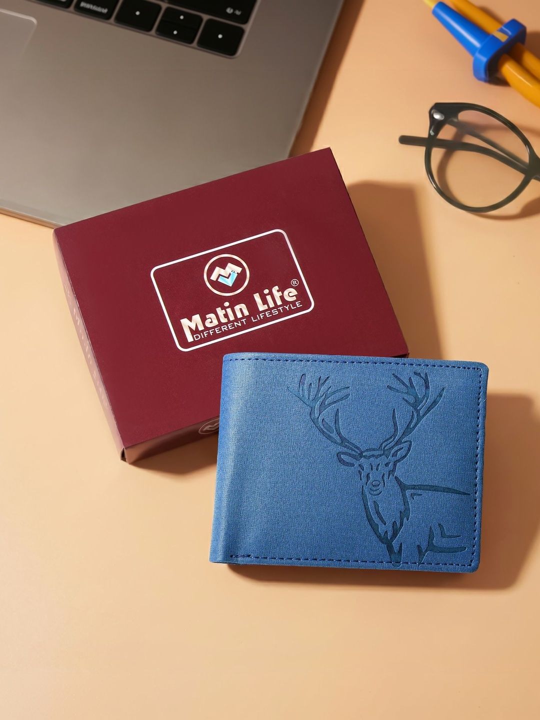 MATIN LIFE Men PU Two Fold Wallet-picture-19