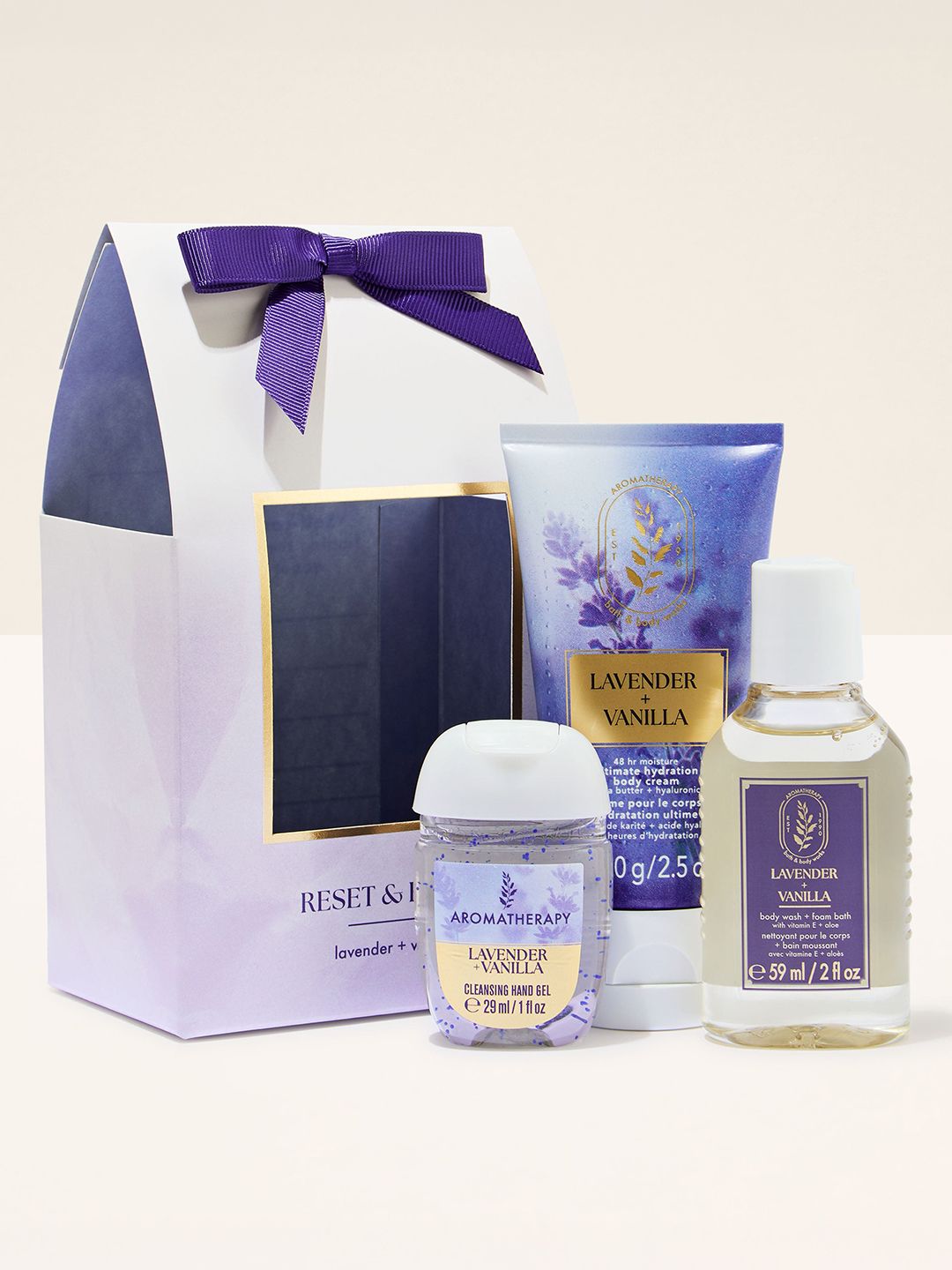 Bath & Body Works Lavender Vanilla Gift Set-image-4
