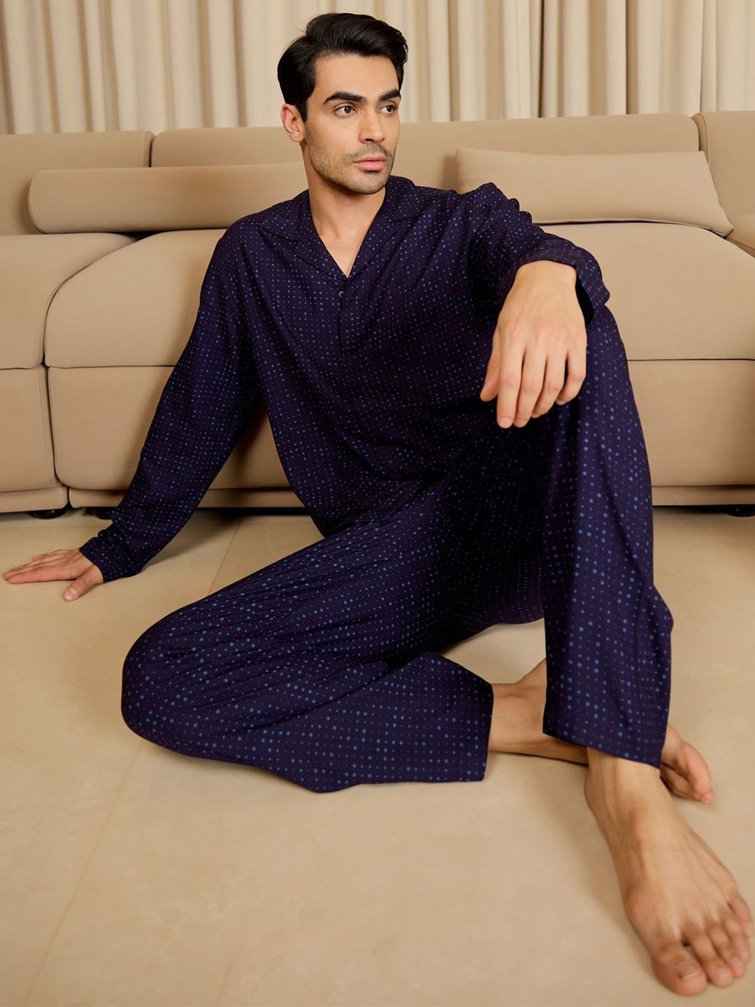 Sweet Dreams Men Printed Night suit-picture-21