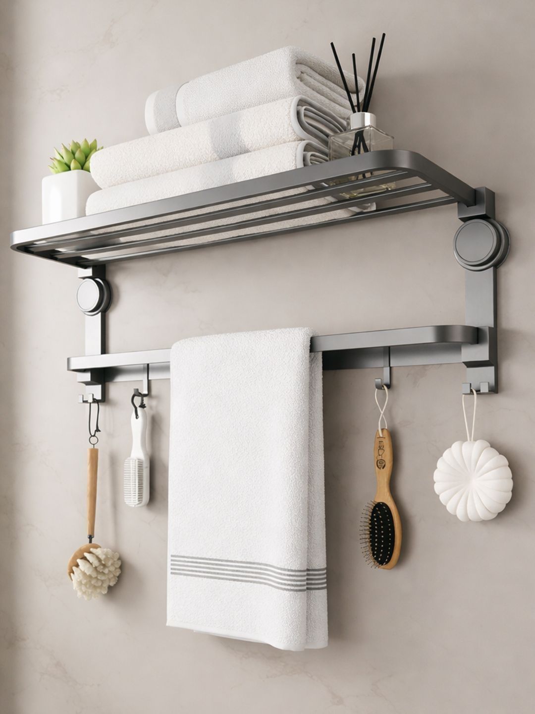 Story@home Grey Set of 1 Super Strong Multi-Utility Organisers-image-48