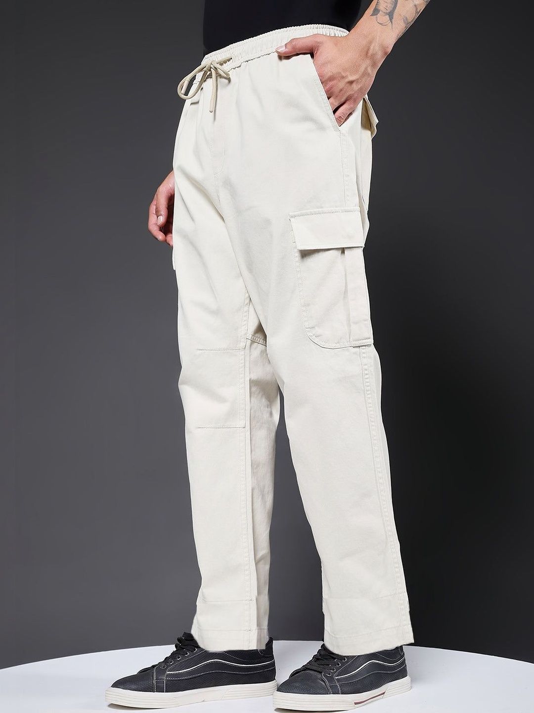 PRONK Men Relaxed Fit Joggers-image-9
