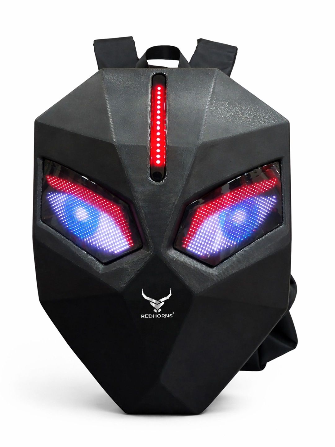 REDHORNS Unisex Contrast Detail Backpack with USB Charging Port-image-36