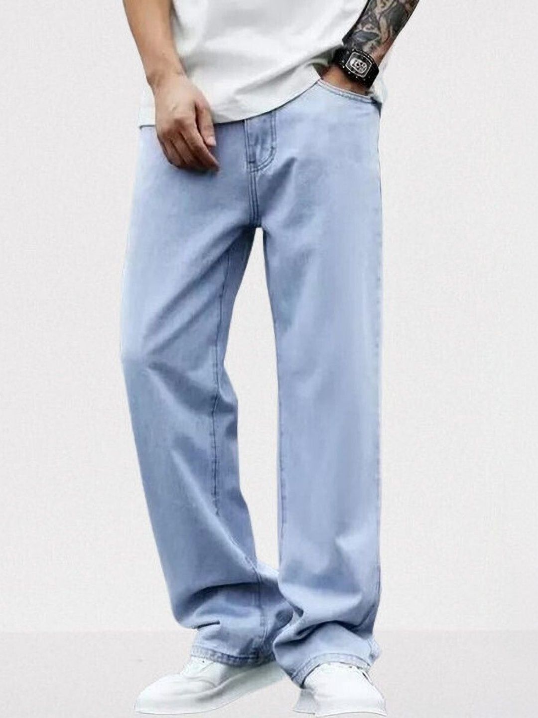 Veltick Men Straight Fit Mid-Rise Jeans-picture-37