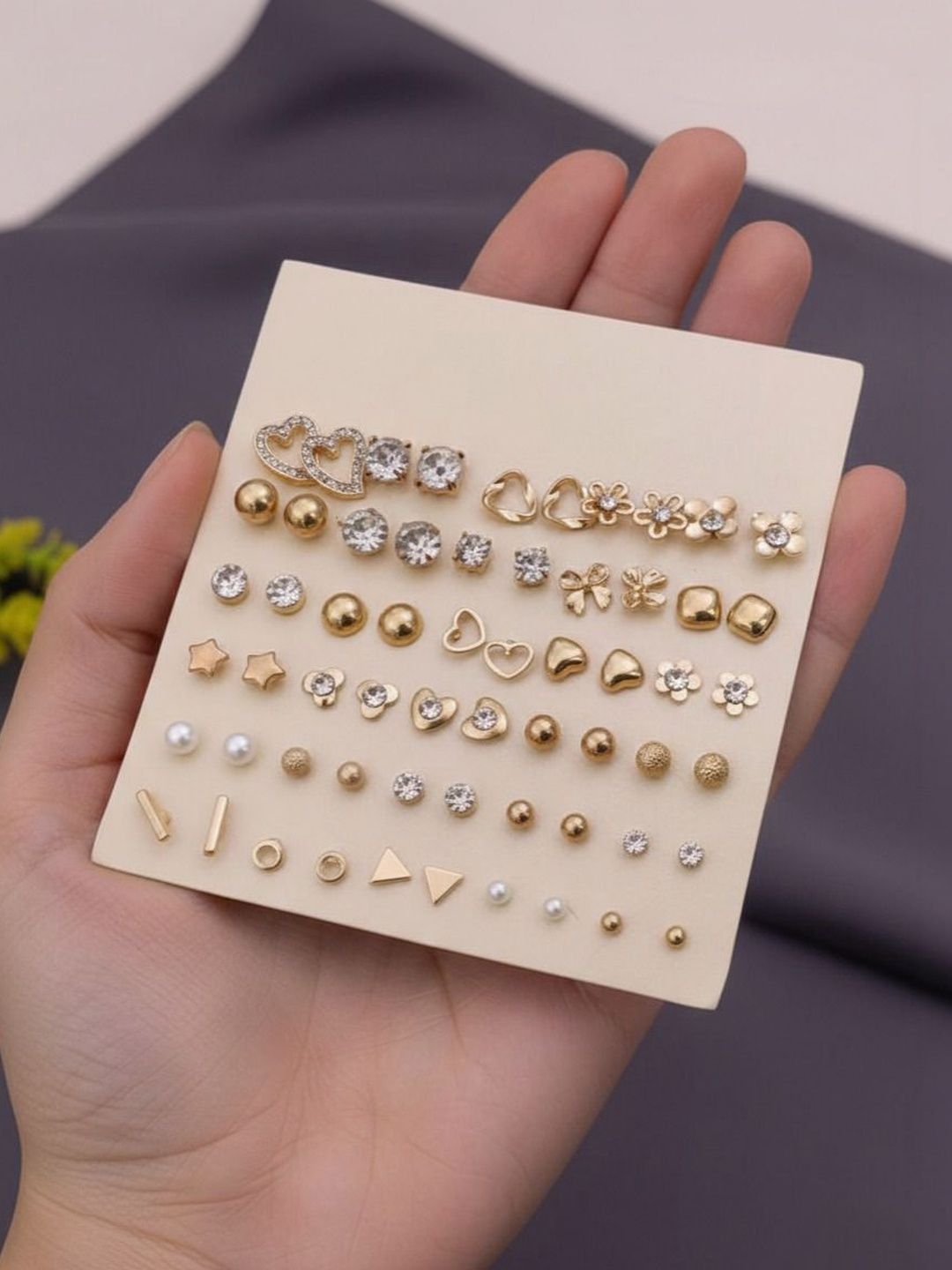 DressBerry Contemporary Studs Earrings-picture-22