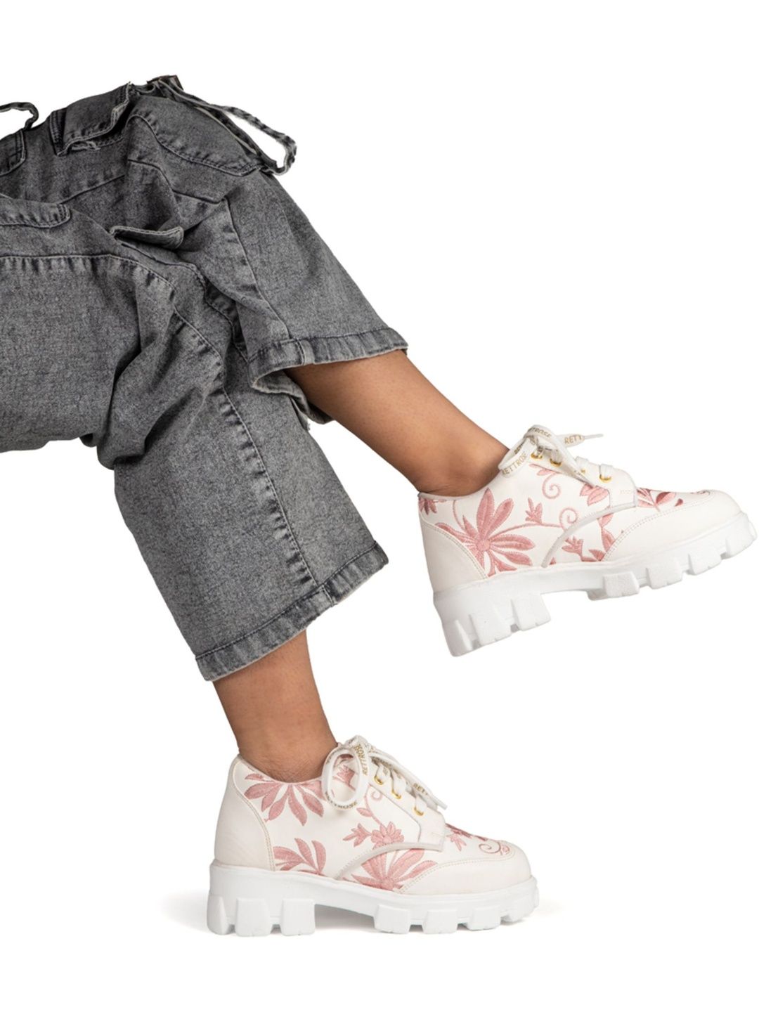 Rettrose Women PU Sneakers-image-24