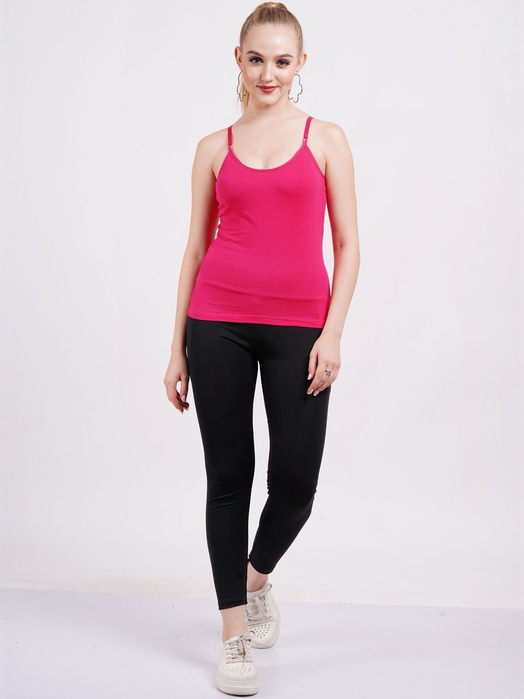 Stud & Gracy Round Neck Non Padded Camisoles-picture-27