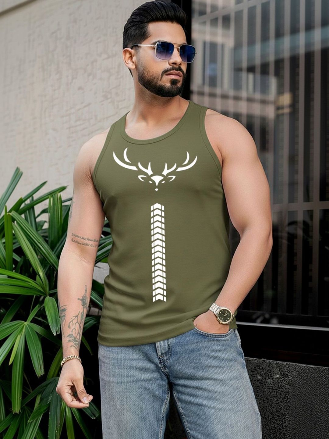 Vance Printed Gym Vest-image-40