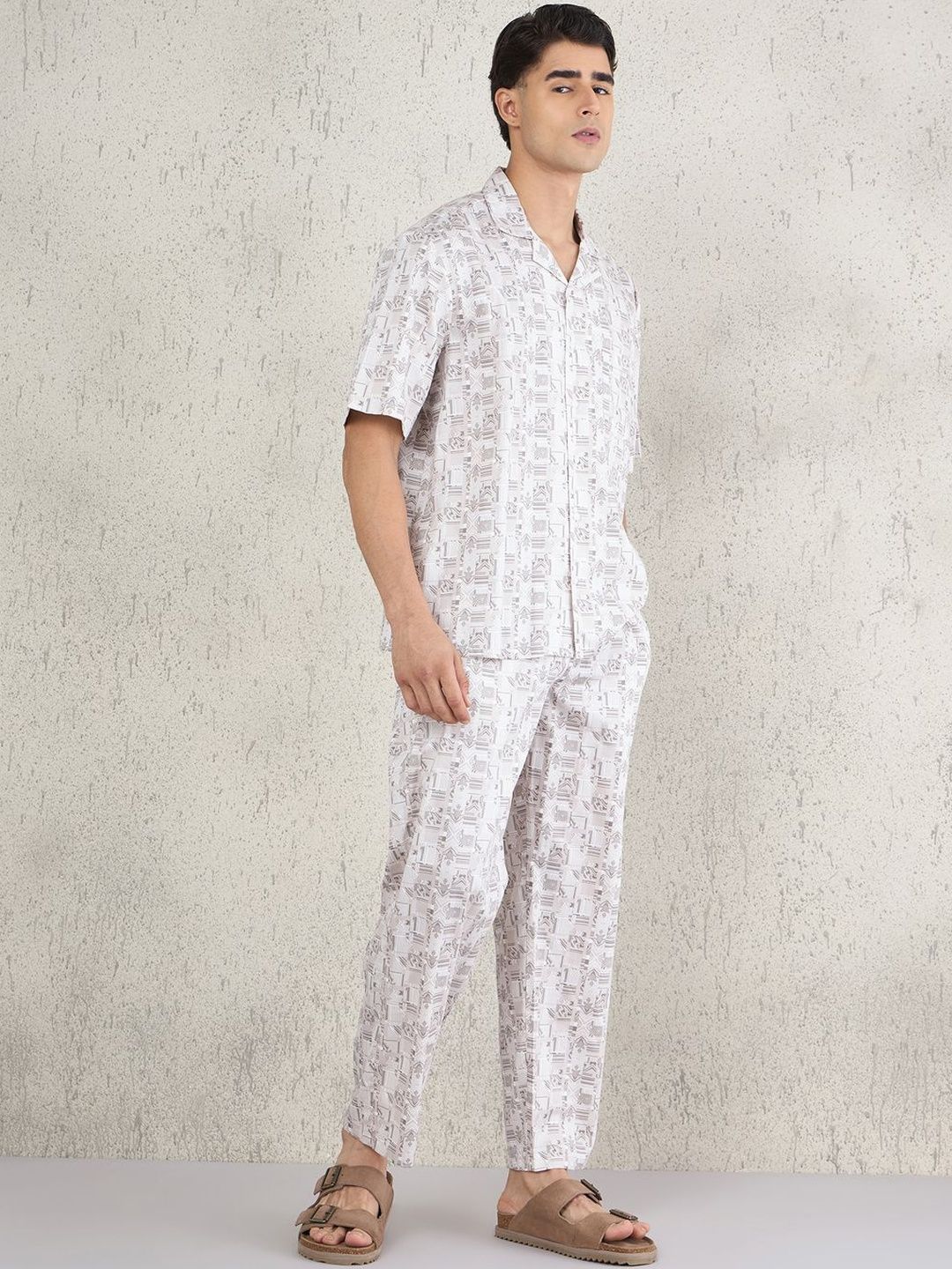 Sweet Dreams Men Printed Night suit-picture-40
