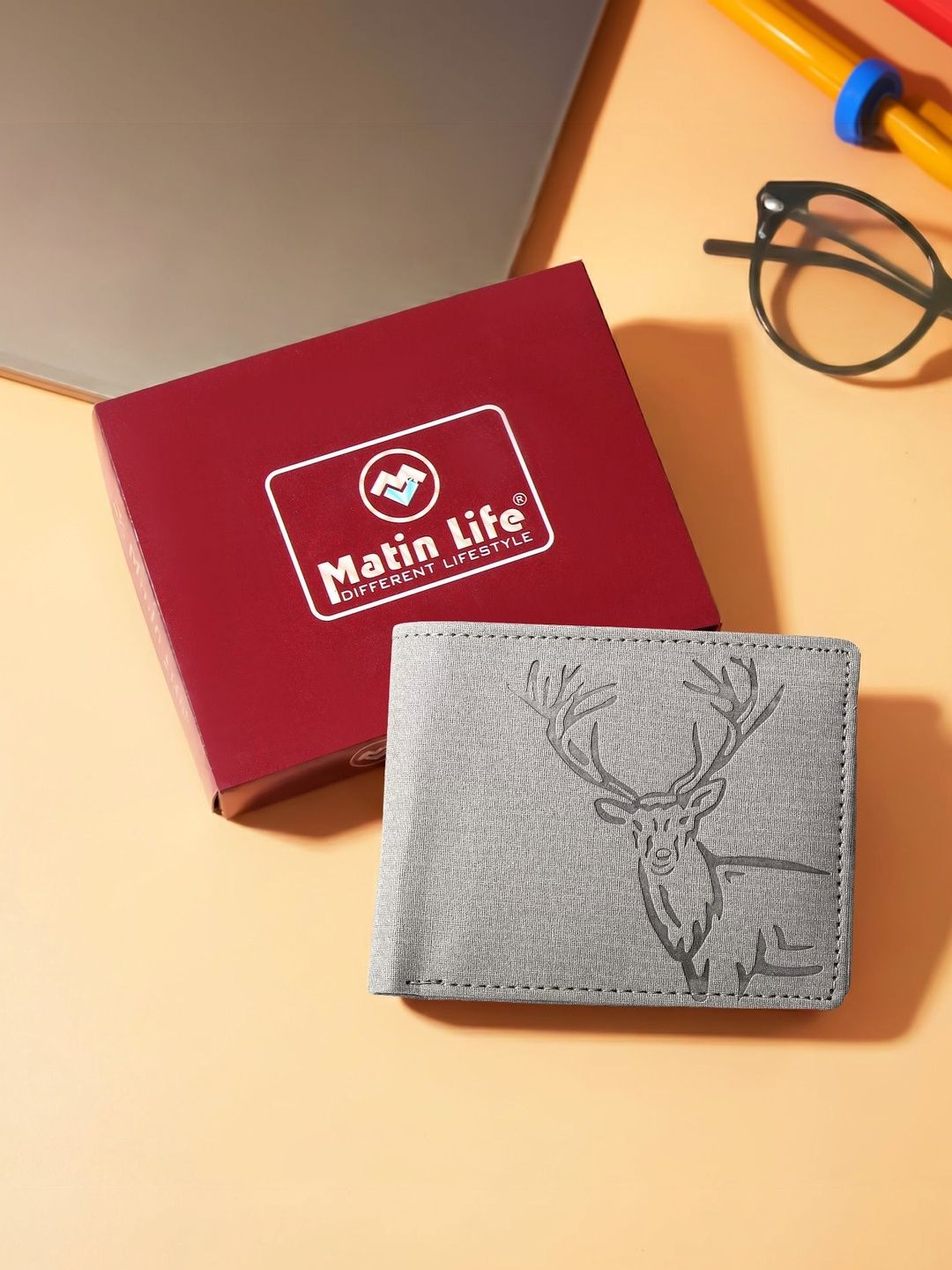 MATIN LIFE Men PU Two Fold Wallet-picture-22