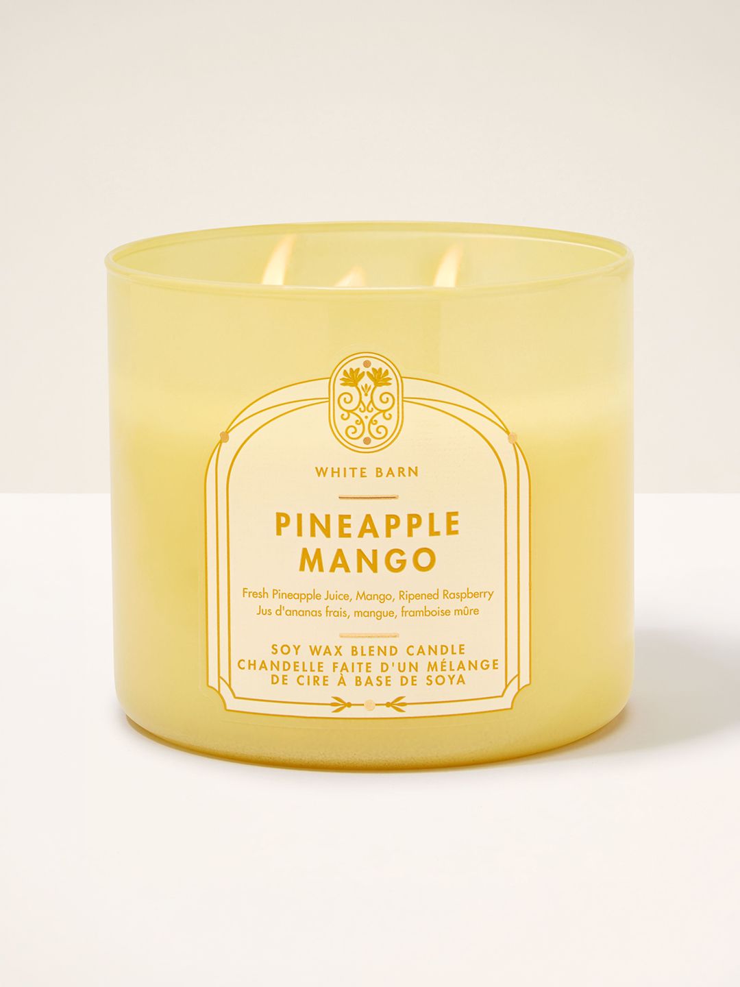 Bath & Body Works Pineapple Mango Soy Wax Blend 3-Wick Candle - 411 g-picture-44