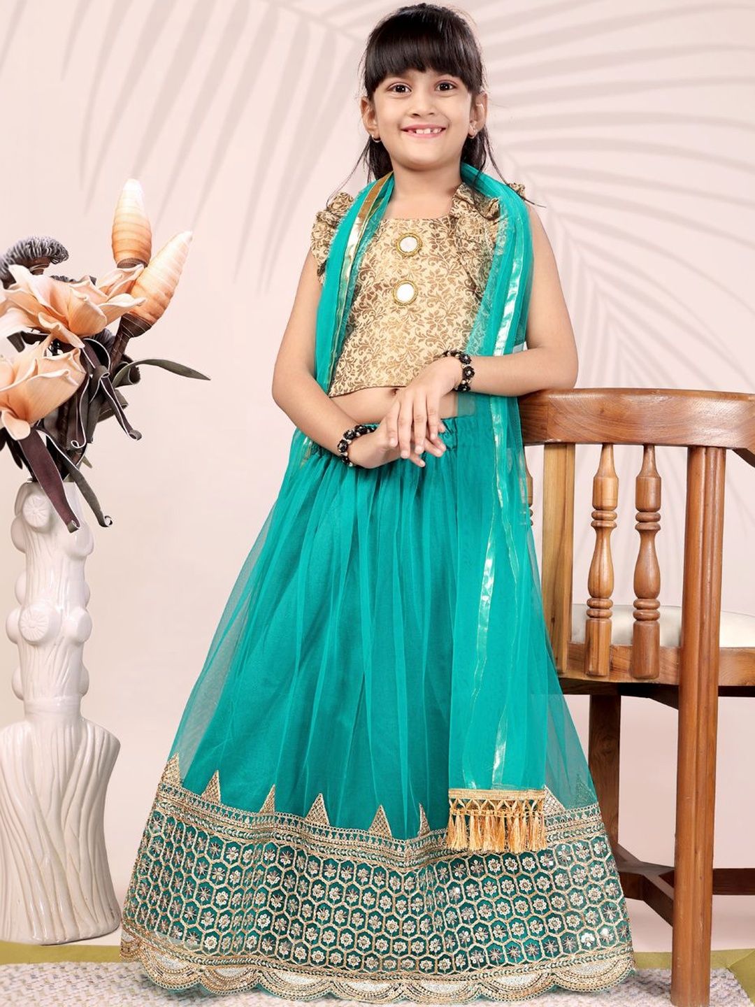 BAESD Girls Ready to Wear Lehenga & Blouse With Dupatta-picture-36